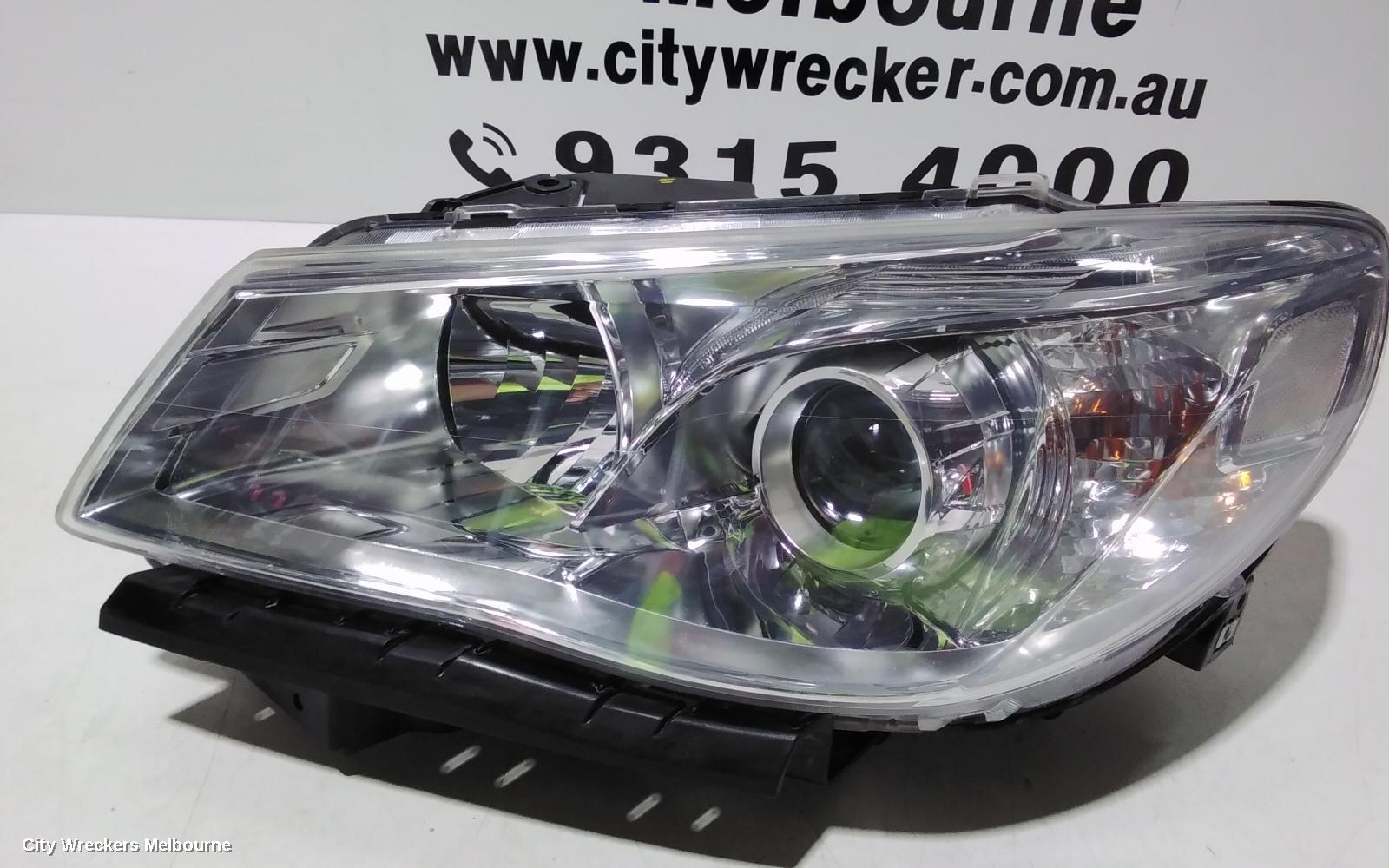 HOLDEN COMMODORE LEFT HEADLAMP, VF, EVOKE/CALAIS, CHROME INSERT TYPE, 05/2013 - 12/2017 - Image 2