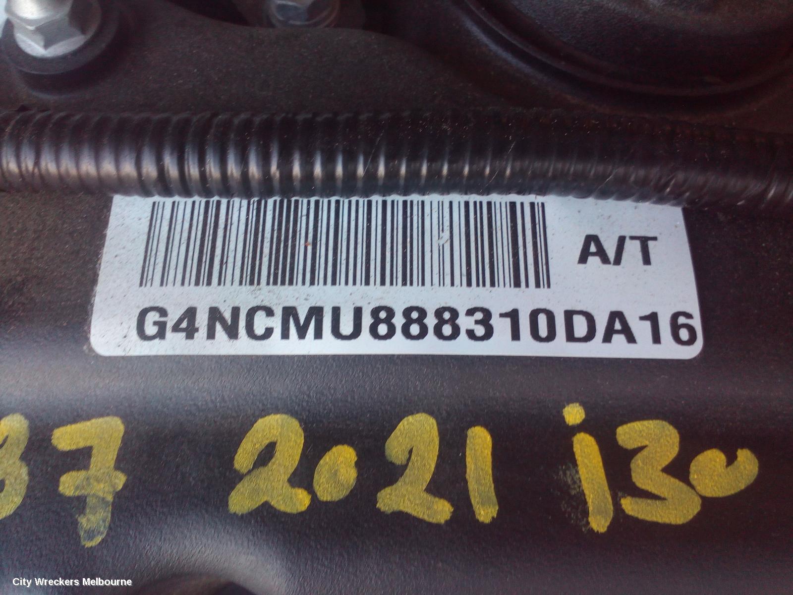 HYUNDAI I30 ENGINE, PETROL, 2.0, G4NC (NU), PD, HATCH (S. KOREA VIN KMHH), 03/2017 ONWARDS - Image 2