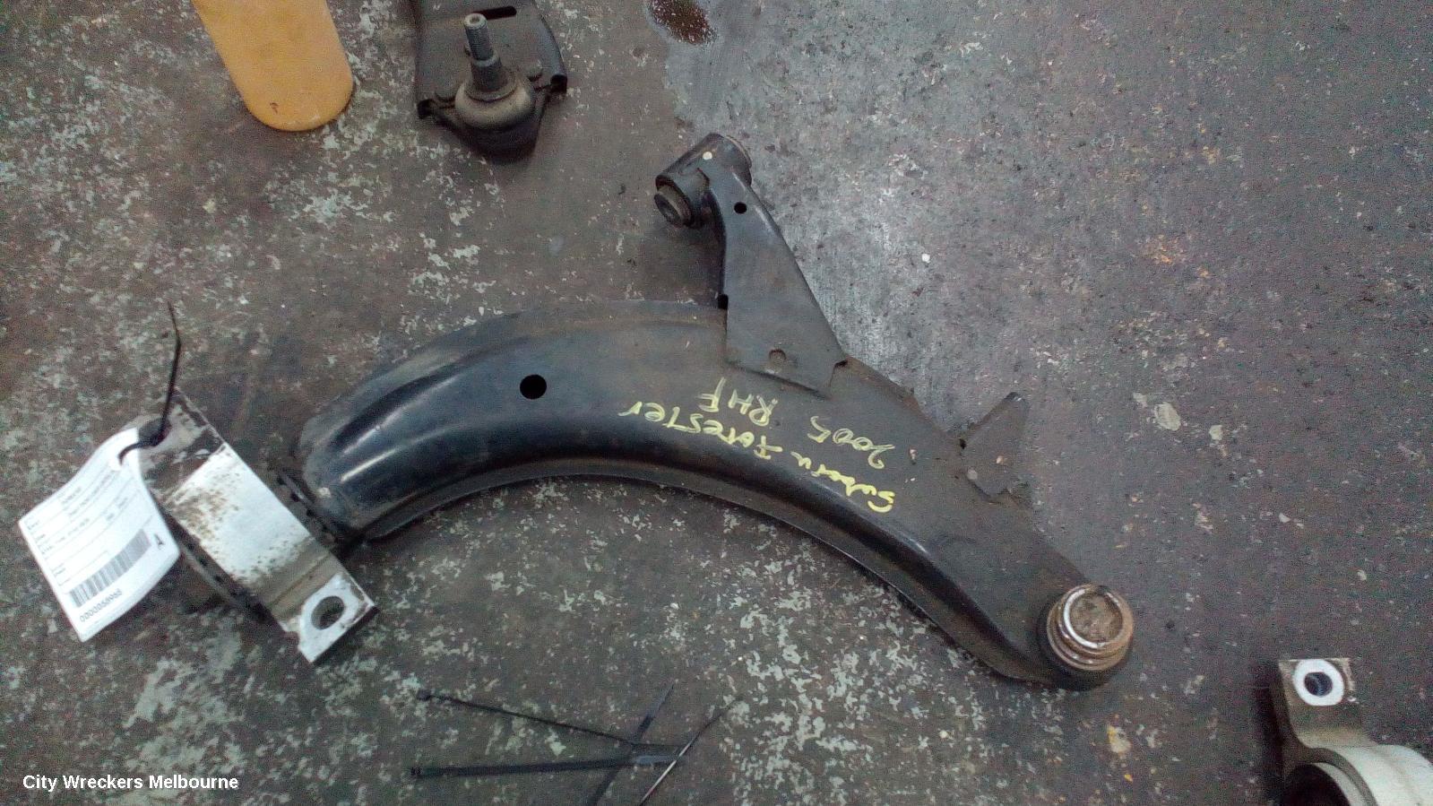 SUBARU FORESTER RIGHT FRONT LOWER CONTROL ARM, STEEL TYPE, 07/2002 - 05/2005 - Image 1