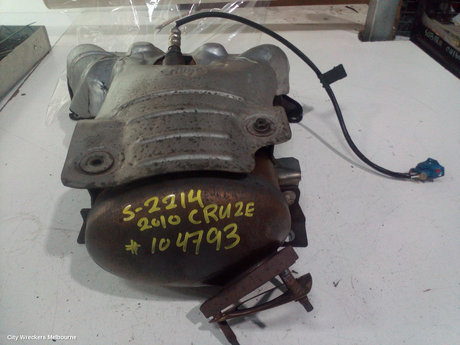 HOLDEN CRUZE CATALYTIC CONVERTER, MANIFOLD-CAT TYPE, 1.8, PETROL, JG, 03/2009 - 02/2011 - Image 1