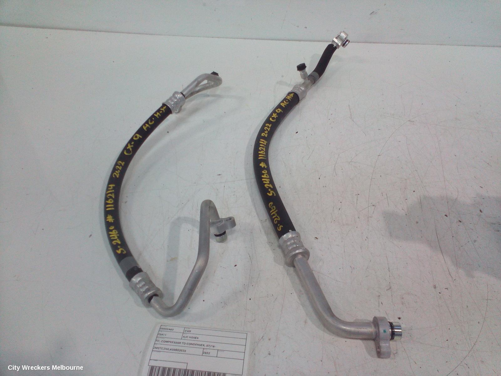 MAZDA CX9 A/C HOSES, TC, COMPRESSOR TO CONDENSER, 07/2016 ONWARDS - Image 2