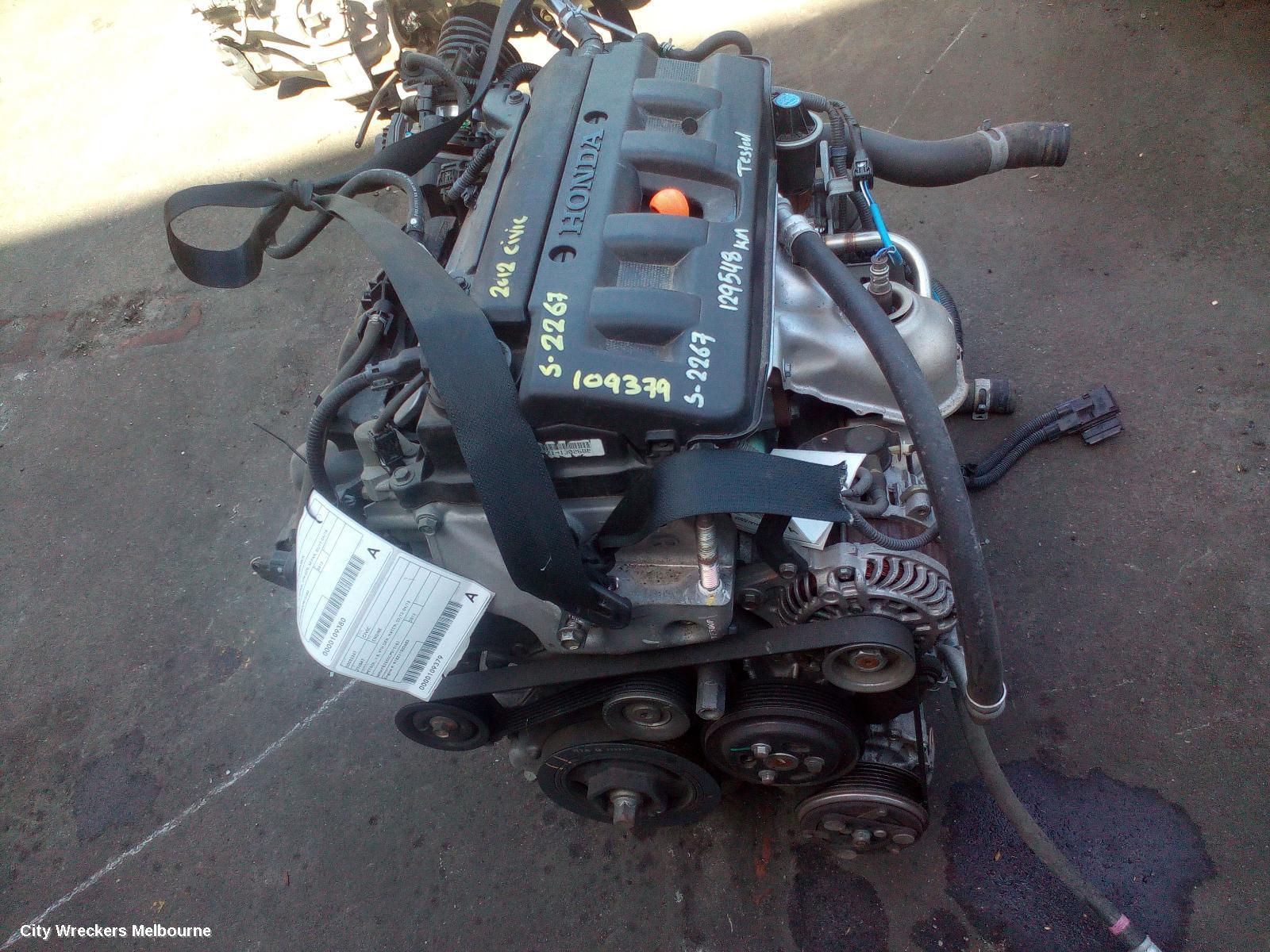 HONDA CIVIC ENGINE, PETROL, 1.8, 9TH GEN, HATCH, 02/2012 - 04/2016 - Image 2