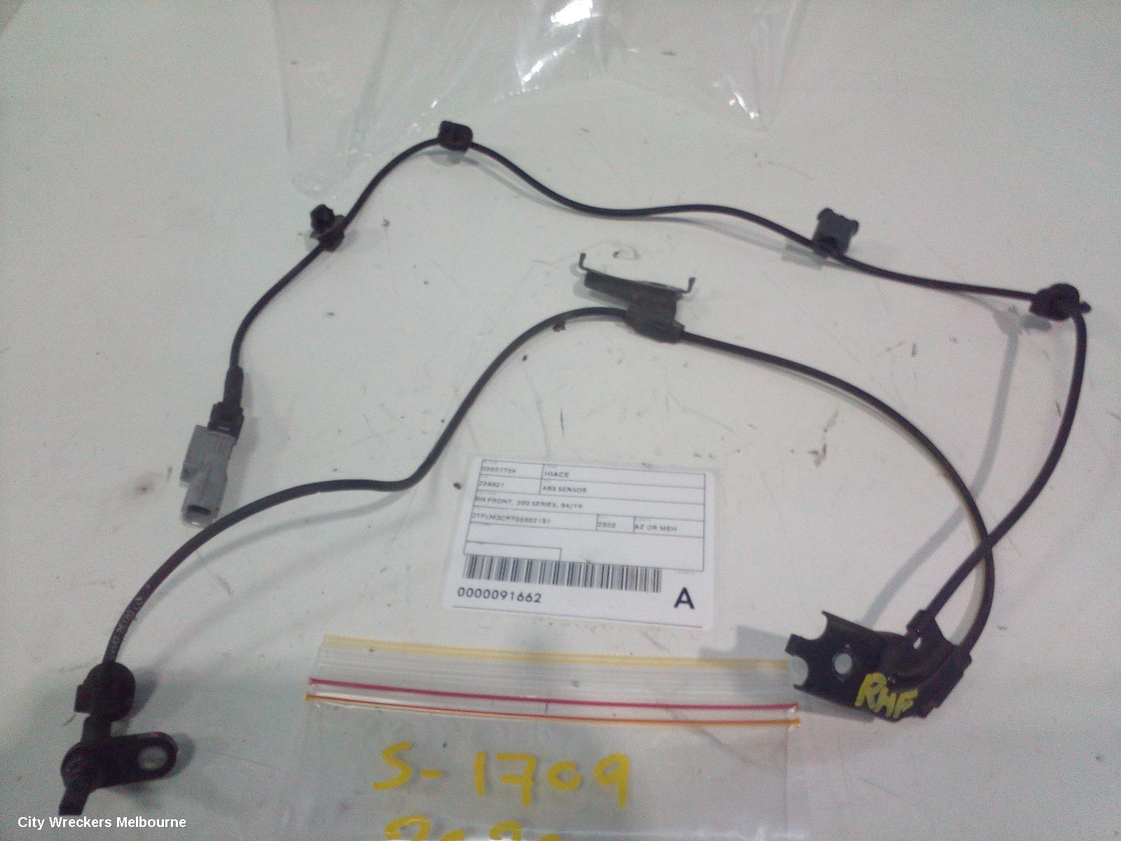 TOYOTA HIACE ABS SENSOR, RH FRONT, 300 SERIES, 04/2019 ONWARDS - Image 1