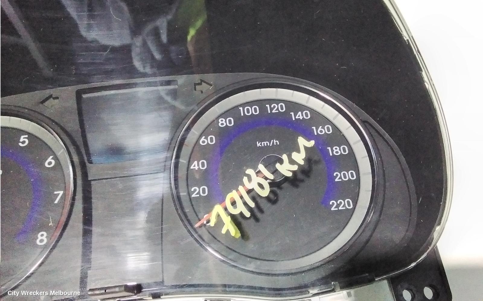 HYUNDAI ACCENT INSTRUMENT CLUSTER, PETROL, AUTO T/M, RB, 07/2011 - 12/2019 - Image 3