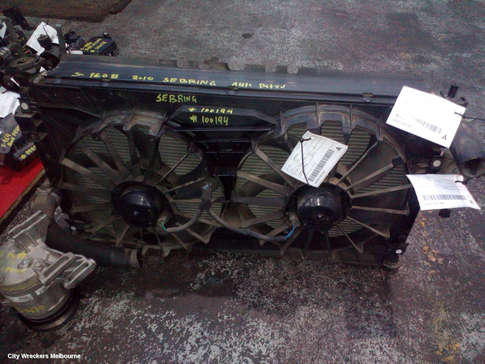 CHRYSLER SEBRING FAN, DUAL ASSY, PETROL, JS, 05/2007 - 12/2011 - Image 1