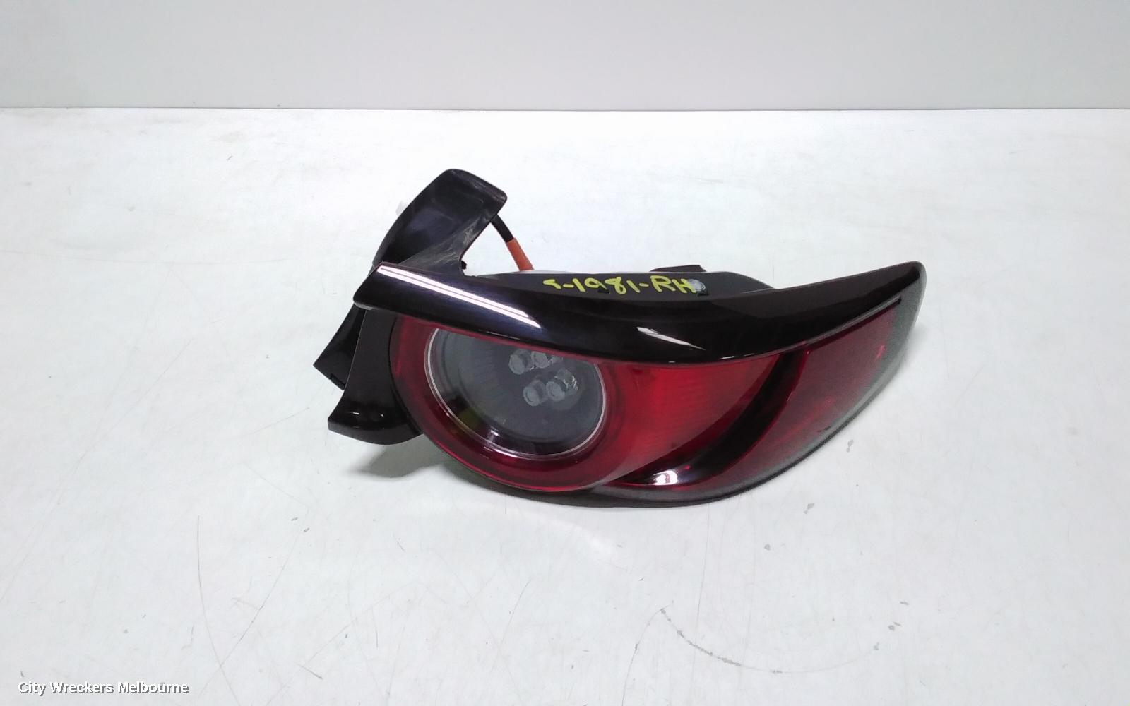 MAZDA 3 RIGHT TAILLIGHT, BP, IN BODY, W/ LED TYPE, HATCH, PURE/EVOLVE/TOURING/GT/GTX/GSX/SP20, 03/2019 - 09/2021 - Image 1
