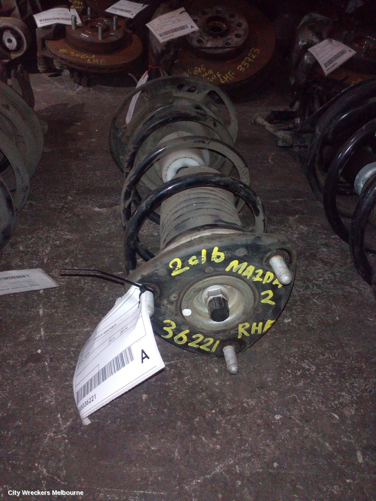 MAZDA 2 RIGHT FRONT STRUT, DJ/DL, 09/2014 - 01/2017 - Image 1
