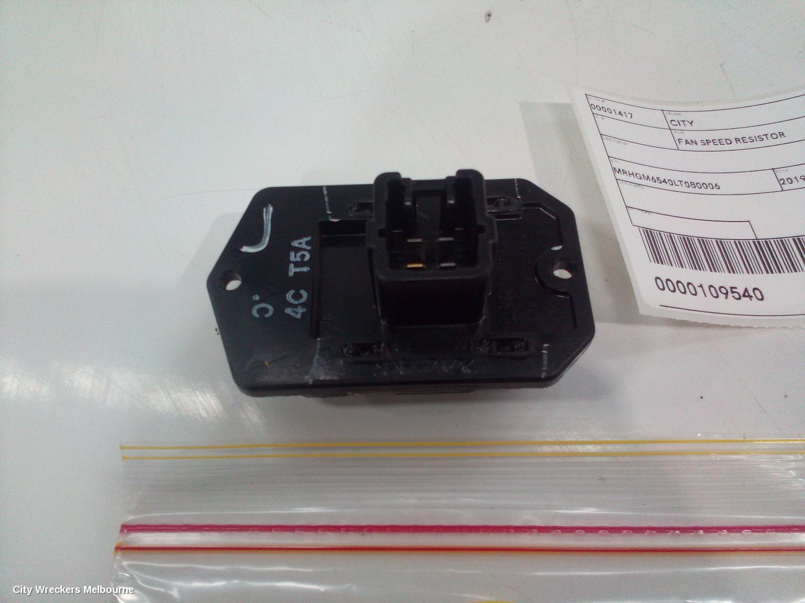 HONDA CITY FAN SPEED RESISTOR - Image 2