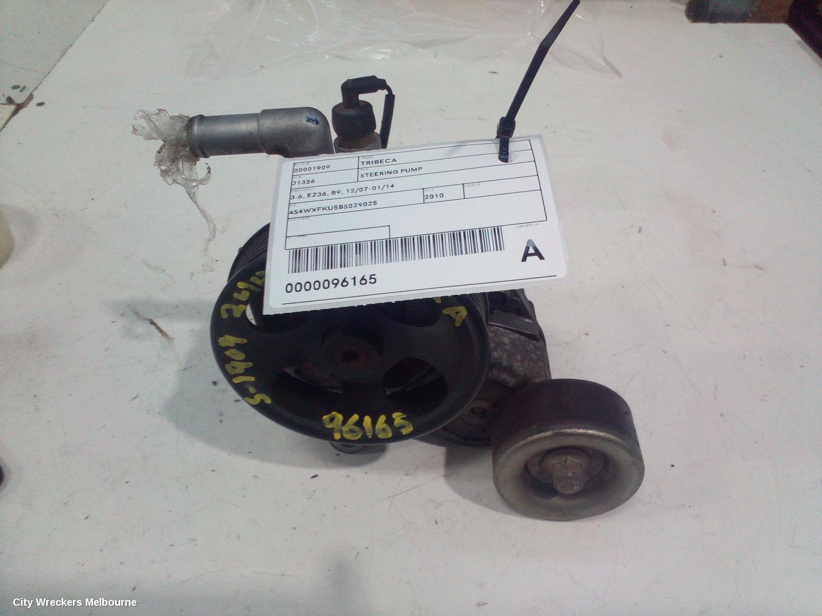 SUBARU TRIBECA STEERING PUMP, 3.6, EZ36, B9, 12/2007 - 01/2014 - Image 2