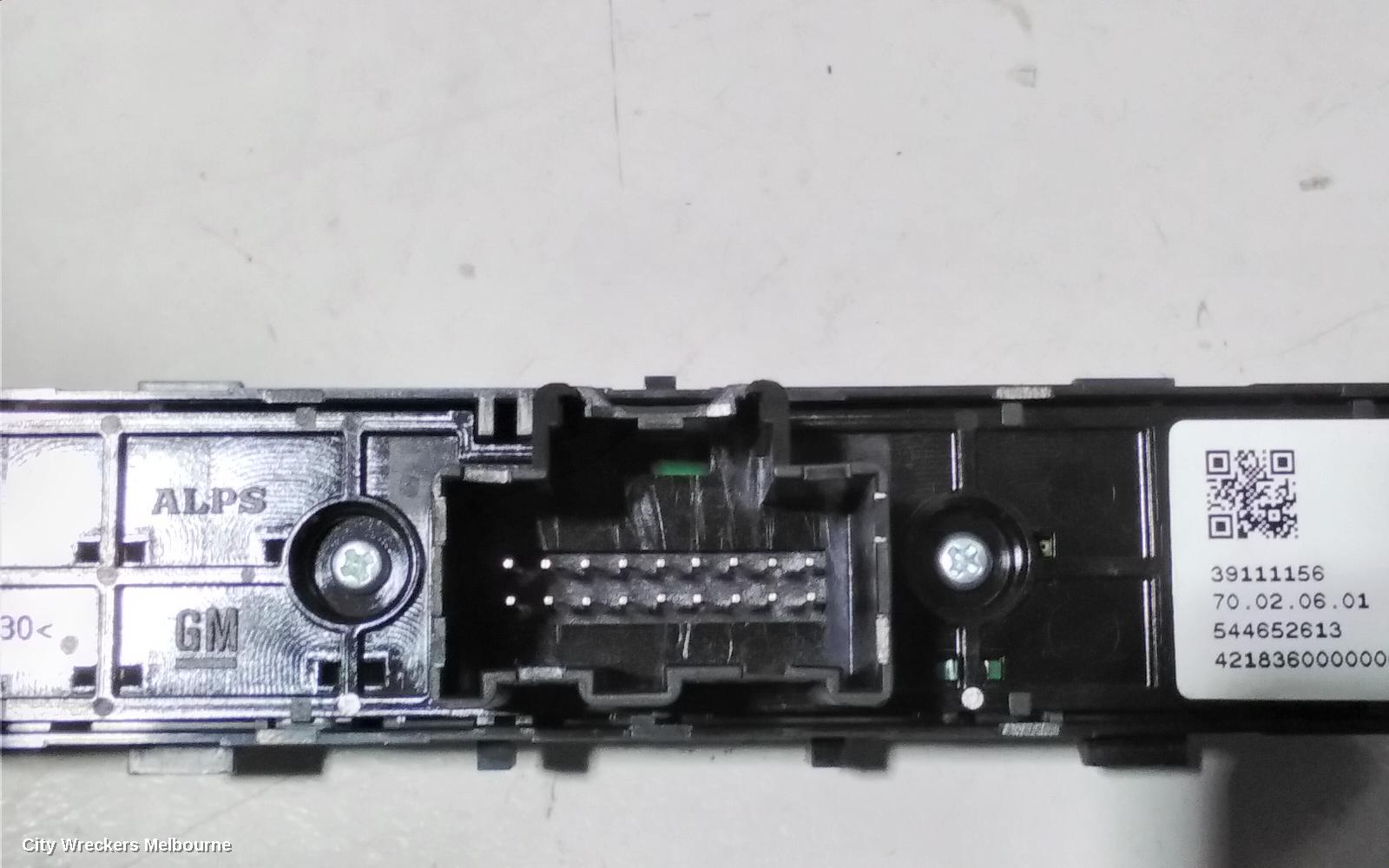 HOLDEN COMMODORE, ZB, 10/2017 - 12/2020, PART NO  544652613  SWITCH  REFER TO PHOTOS: 84335 - Image 3