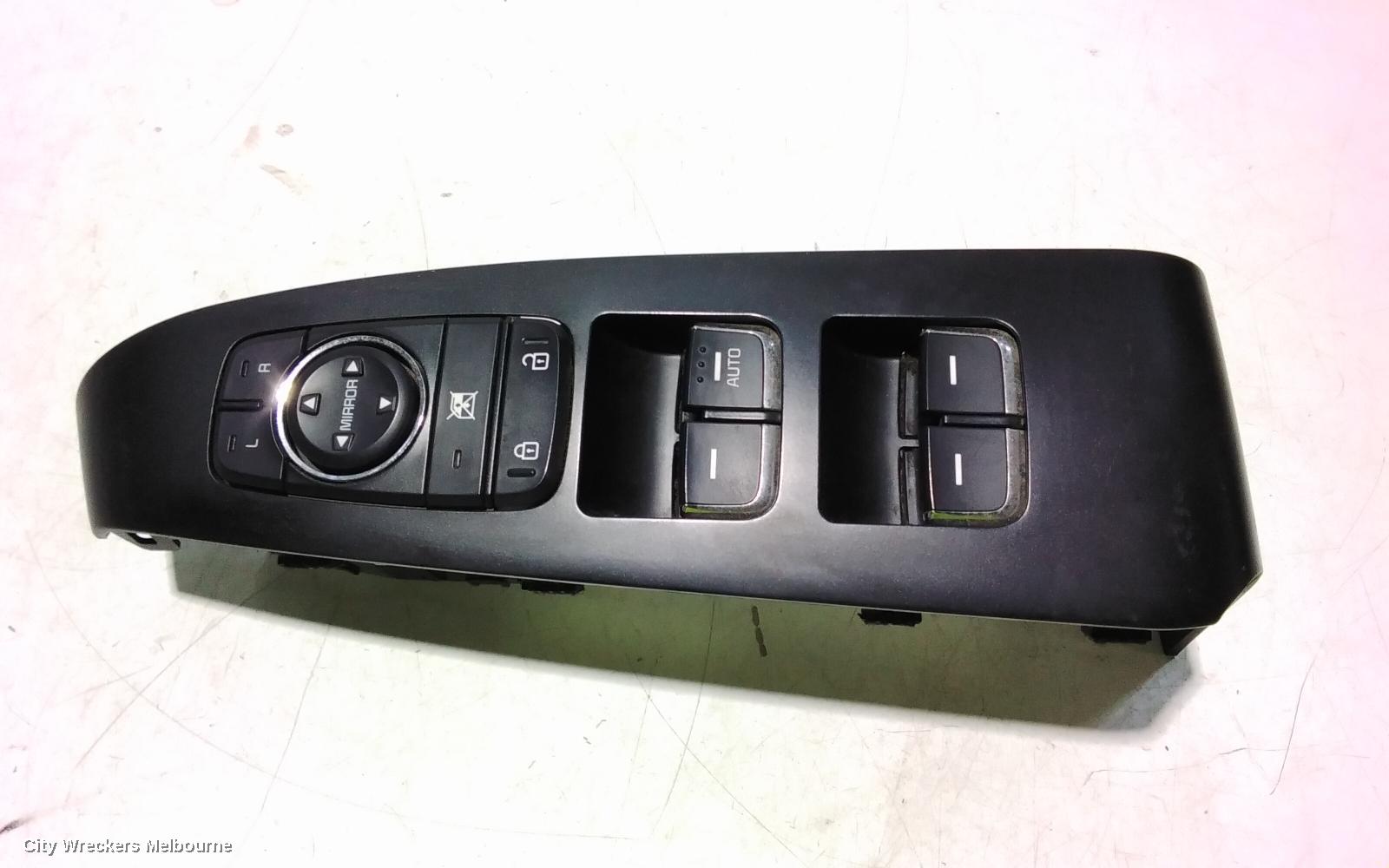 KIA CARNIVAL/GRAND CARNIVAL PWR DR WIND SWITCH, RH FRONT (MASTER SWITCH), NON AUTO FOLD MIRROR SWITCH & FRONT ONLY AUTO WINDOW SWITCH, YP, 02/2015 - 10/2020 - Image 2