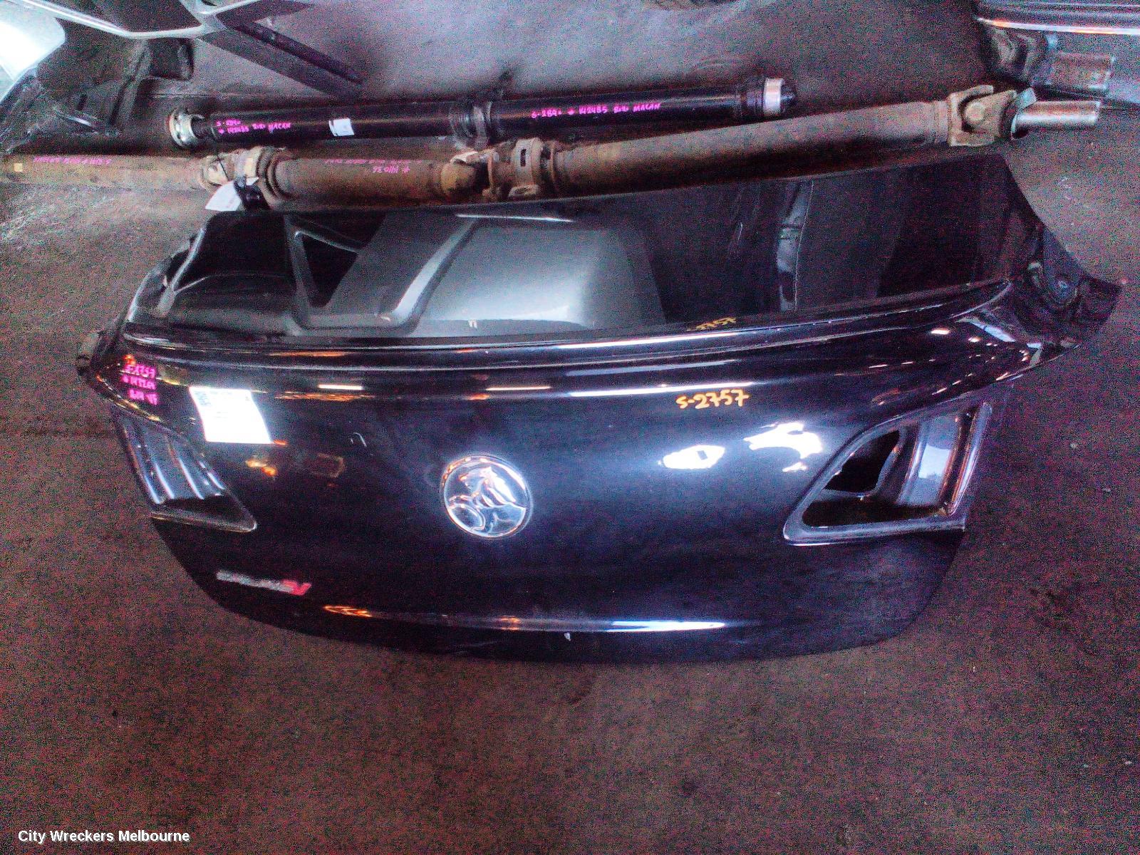 HOLDEN COMMODORE BOOTLID/TAILGATE, BOOTLID, VF, SEDAN, LIP SPOILERED TYPE, 05/2013 - 12/2017 - Image 1