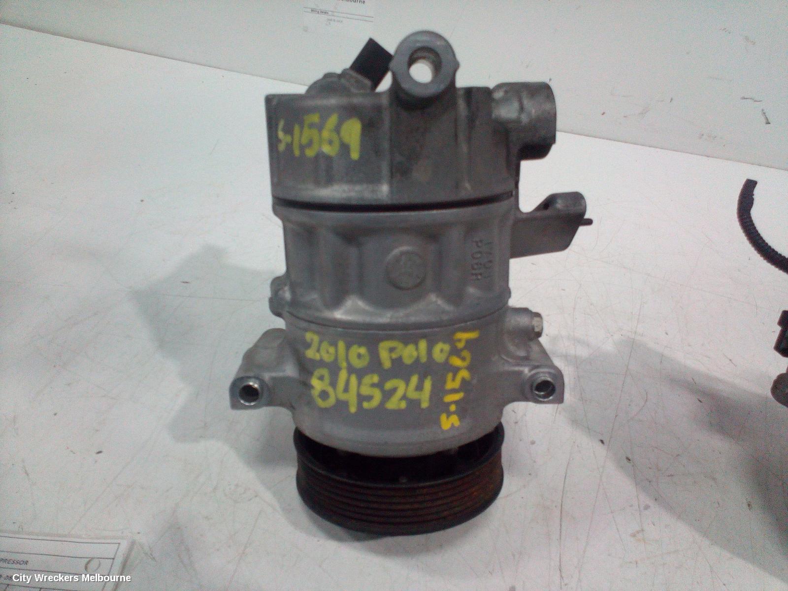 VOLKSWAGEN POLO A/C COMPRESSOR, 6R, 1.2, PETROL, TURBO, 05/2010 - 05/2014 - Image 3