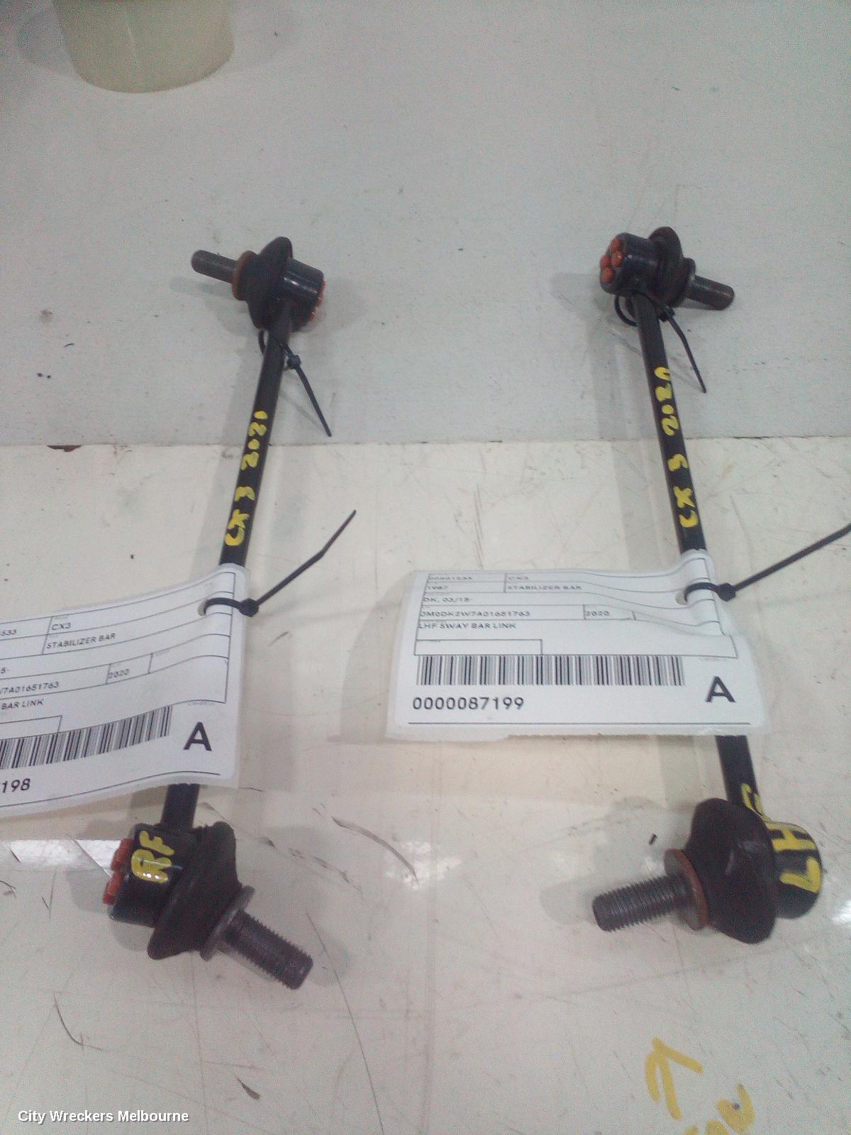 MAZDA CX3 STABILISER BAR, DK, 03/2015 ONWARDS - Image 2