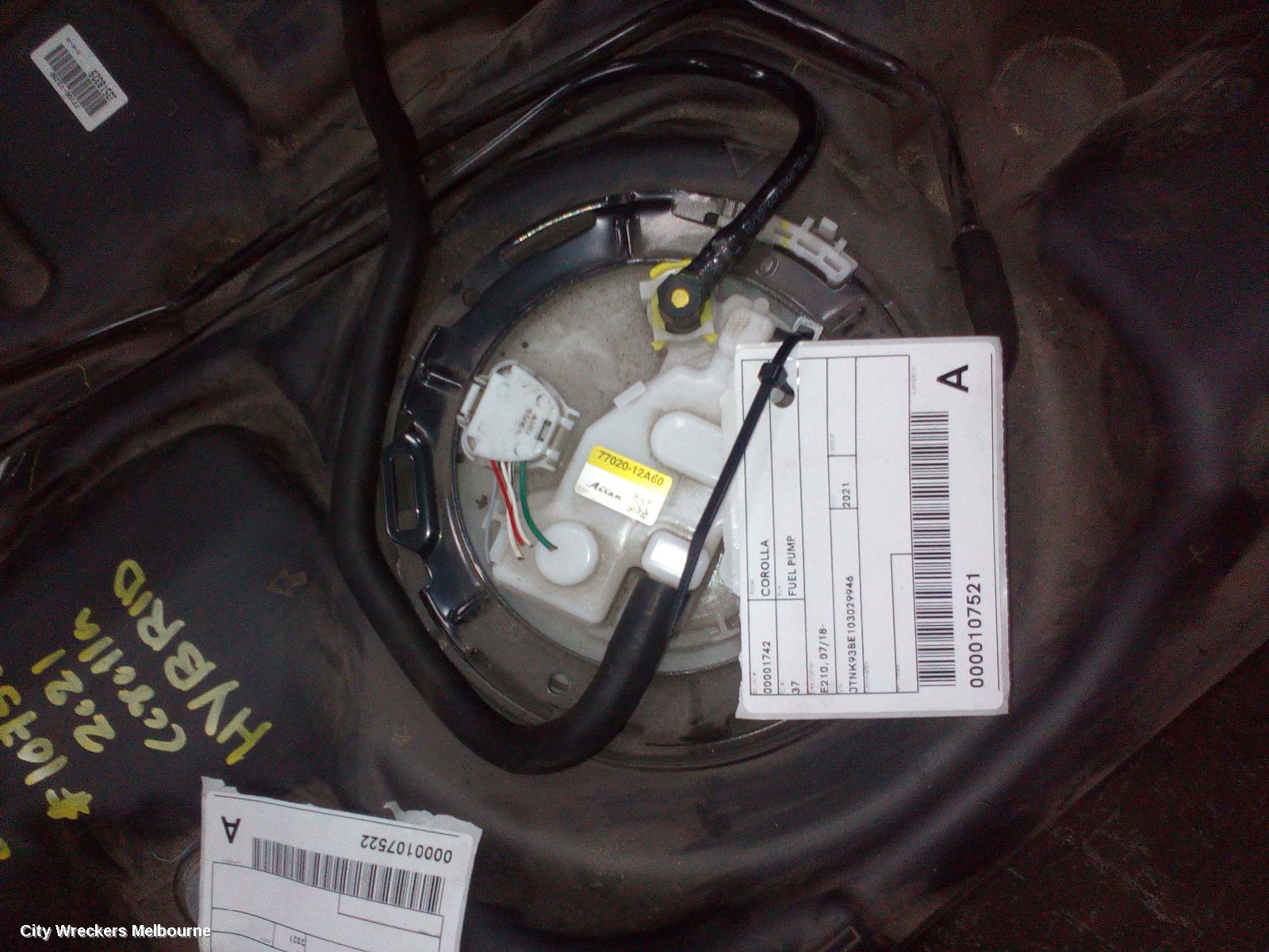 TOYOTA COROLLA FUEL PUMP, E210, 07/2018 ONWARDS - Image 1