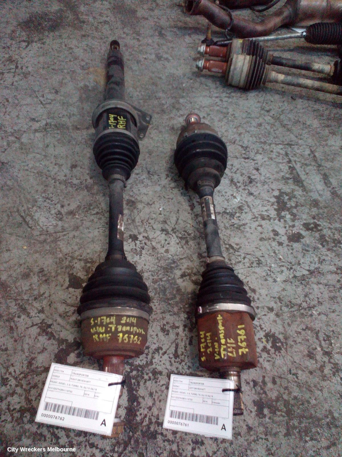 VOLKSWAGEN TRANSPORTER LEFT DRIVESHAFT, FRONT, DIESEL, 2.0, TURBO, T5, 03/2010 - 06/2015 - Image 2