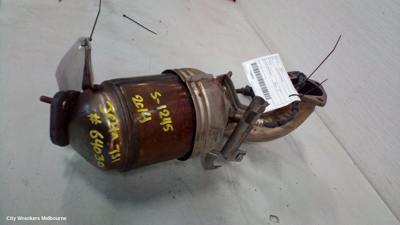 VOLKSWAGEN JETTA CATALYTIC CONVERTER, DOWNPIPE-CAT TYPE, 1.4, PETROL, CAVD/CTHD CODE, 1B, 02/2011 - 12/2017 - Image 1