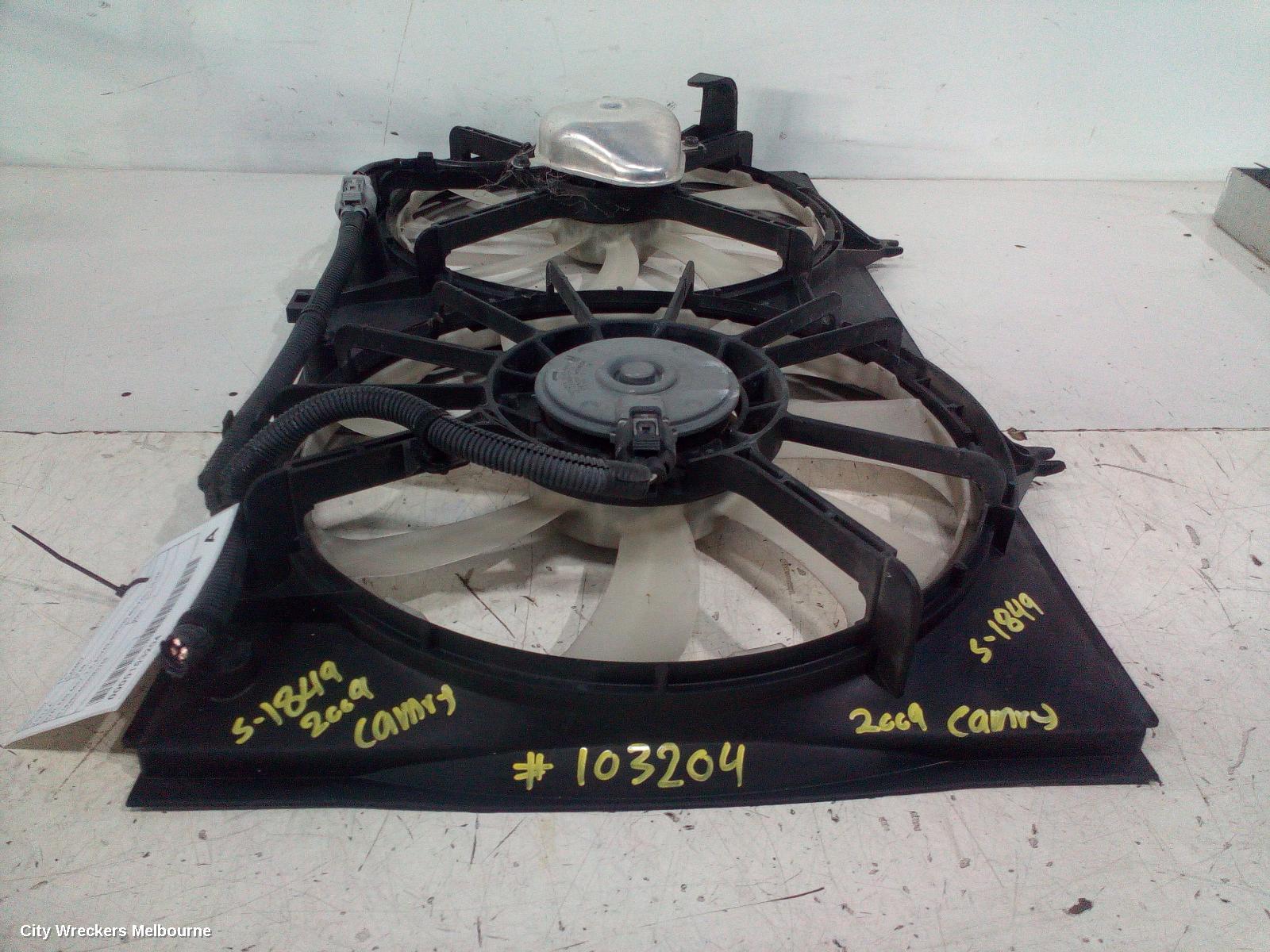 TOYOTA CAMRY FAN, DUAL FAN ASSY, 2.4, ACV40, SHROUD AND FANS, 06/2006 - 11/2011 - Image 1