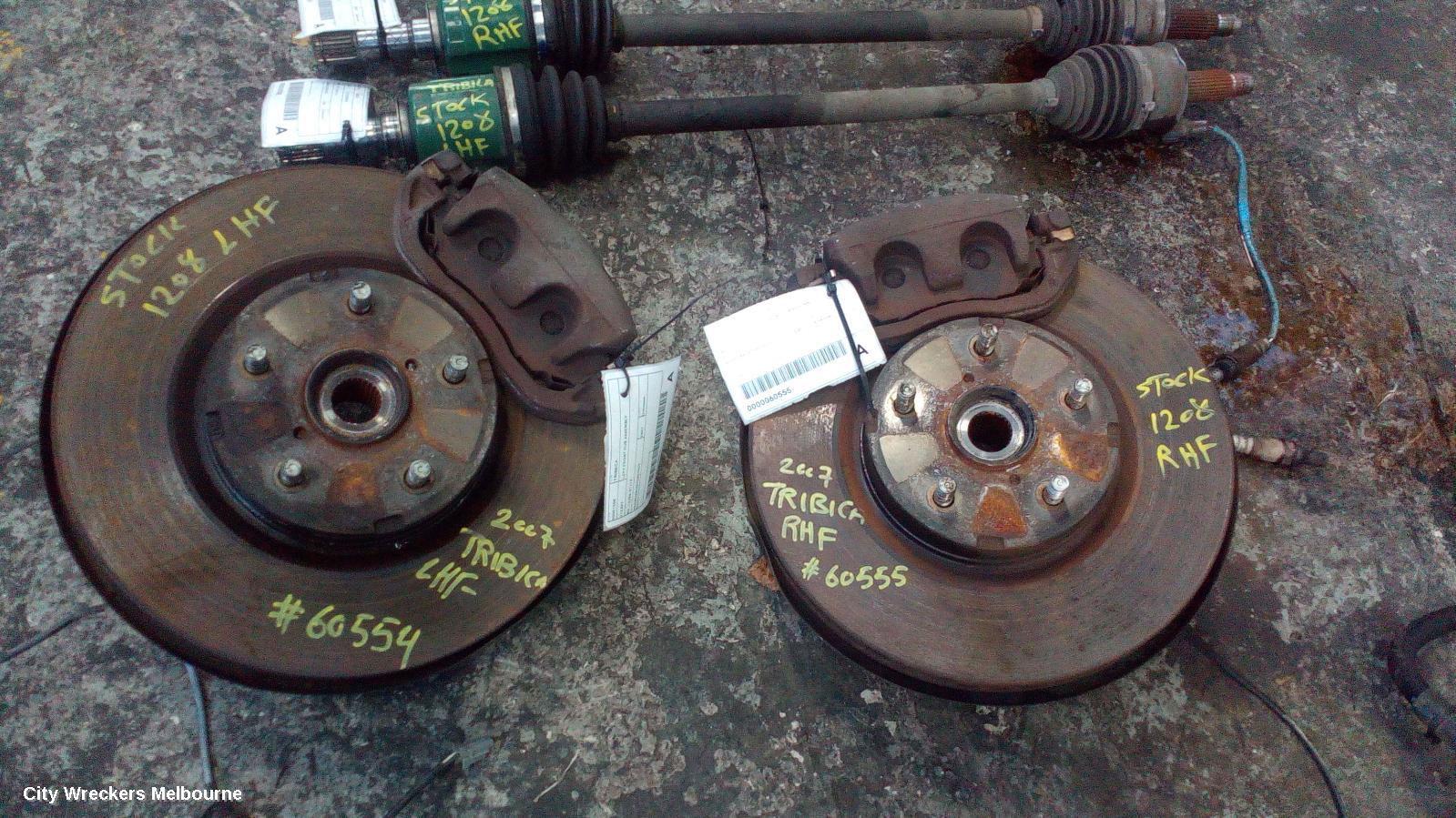 SUBARU TRIBECA RIGHT FRONT HUB ASSEMBLY, B9, 10/2006 - 01/2014 - Image 2