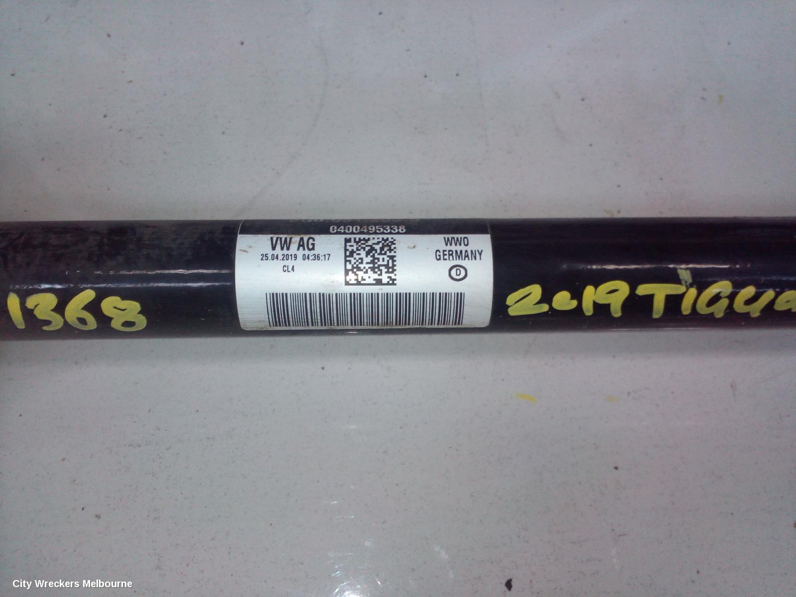 VOLKSWAGEN TIGUAN RIGHT DRIVESHAFT, REAR, 5NA, 06/2016 ONWARDS - Image 2