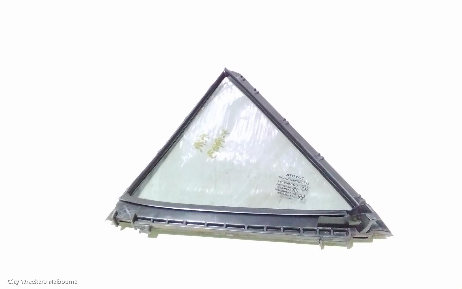 TOYOTA COROLLA RIGHT REAR 1/4 DOOR GLASS, ZRE172/20182R, 12/2013 - 06/2019 - Image 3