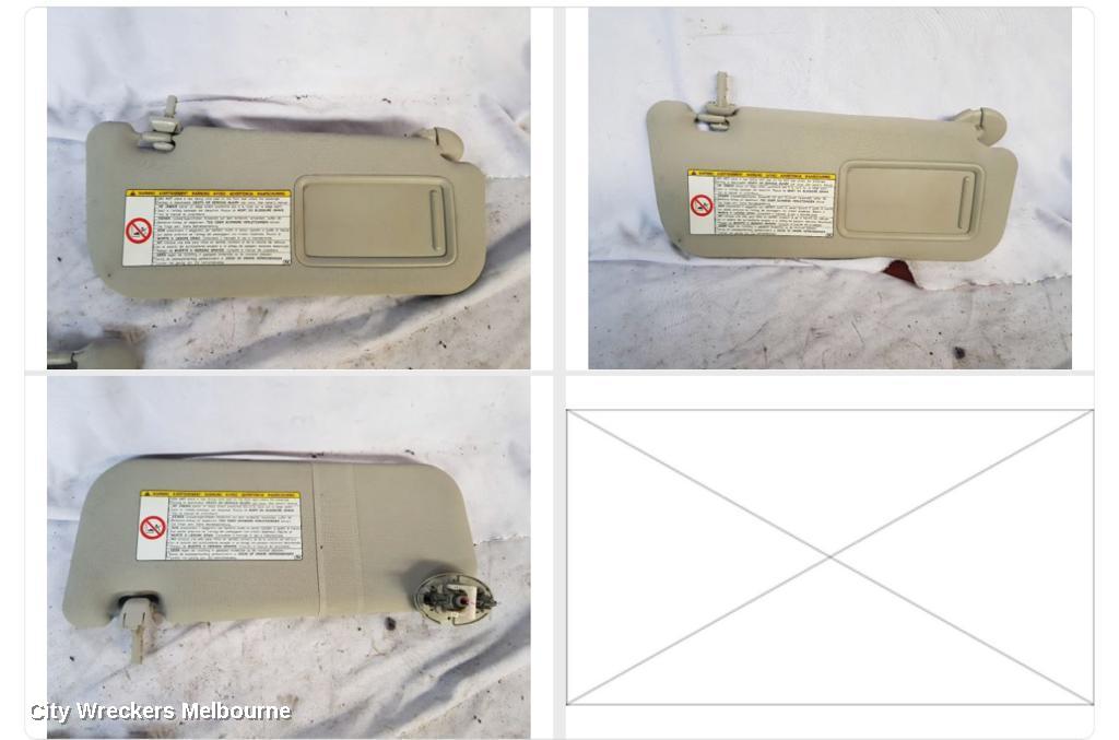 TOYOTA COROLLA SUNVISOR, ZRE152/20153R, RH SIDE, 03/2007 - 10/2013 - Image 1
