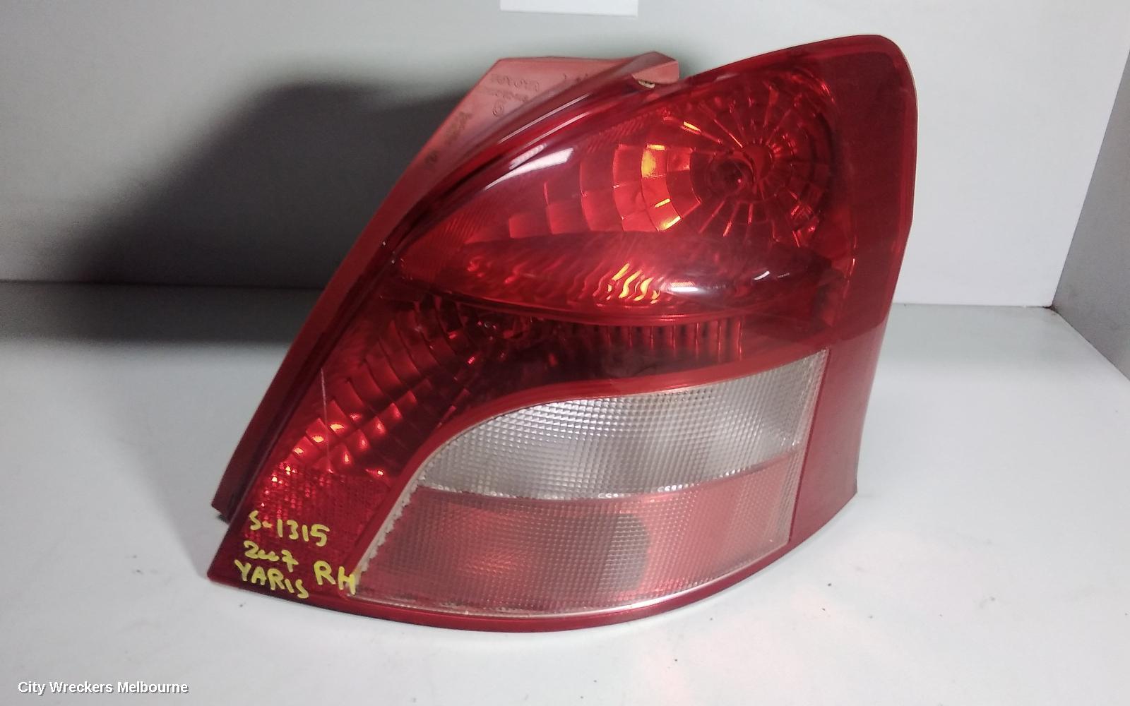 TOYOTA YARIS RIGHT TAILLIGHT, NCP9#, HATCH, LENS# 52-143, 10/2005 - 08/2008 (AUS ONLY) - Image 1