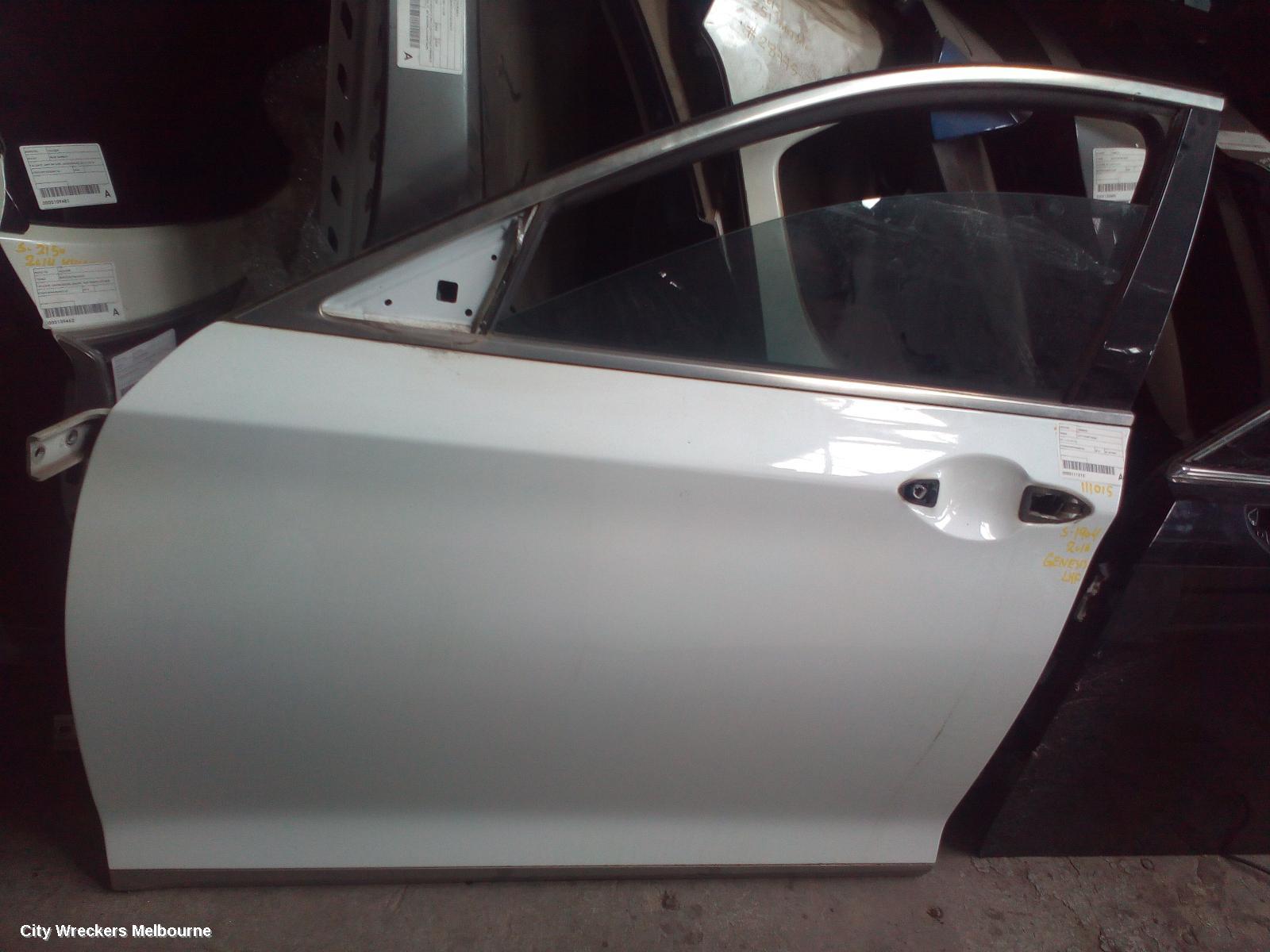 HYUNDAI GENESIS LEFT FRONT DOOR, DH, 11/2014 - 01/2018 - Image 1