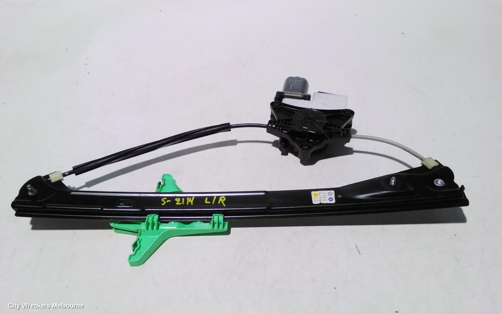 VOLKSWAGEN TIGUAN LEFT REAR WND REG/MOTOR, DOOR REG ASSY (REG AND MOTOR), 5NA, 06/2016 ONWARDS - Image 1