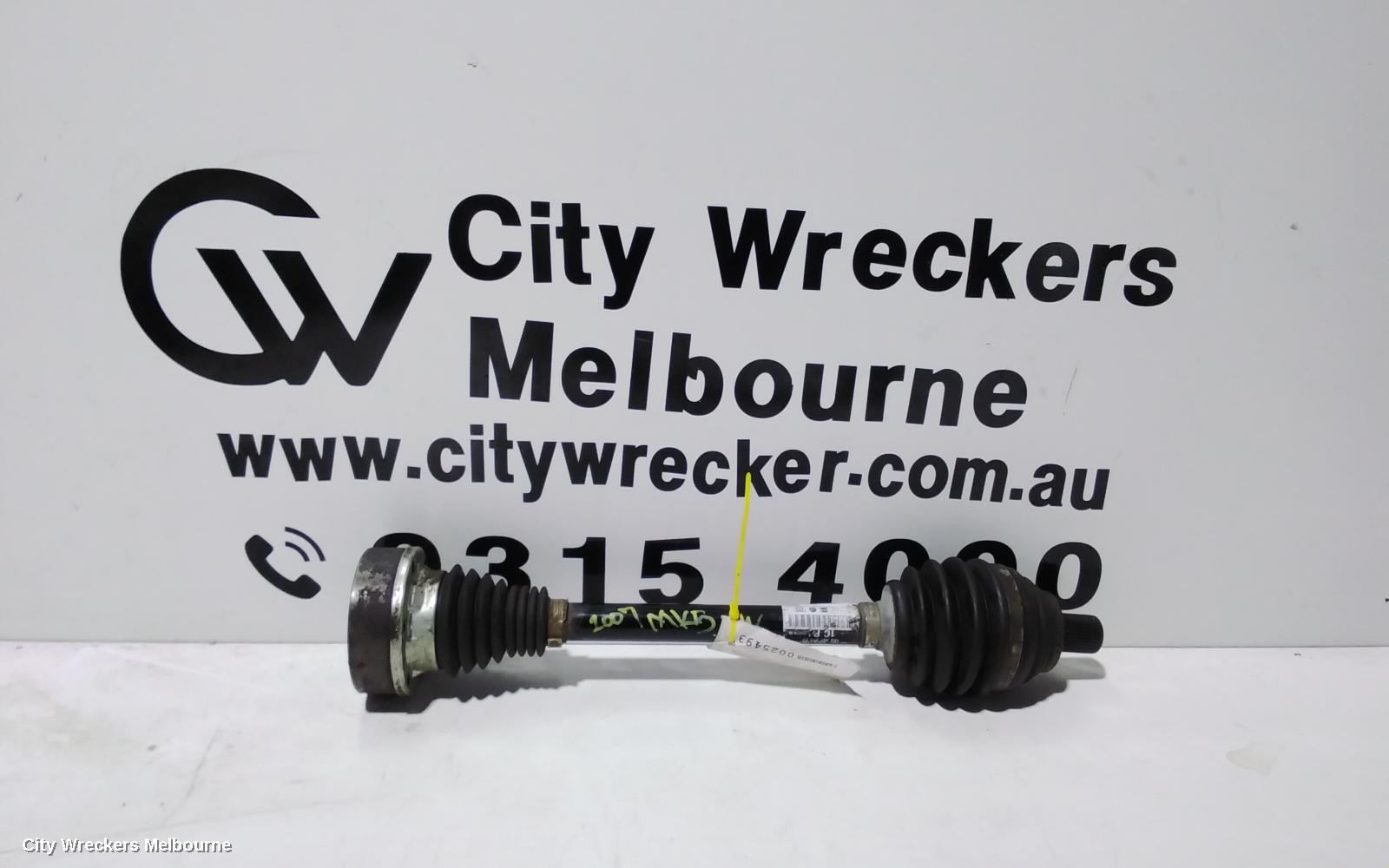 VOLKSWAGEN GOLF LEFT DRIVESHAFT, FRONT, AUTO T/M, DIESEL, 1.9/2.0, GEN 5, 07/2004 - 02/2009 - Image 2