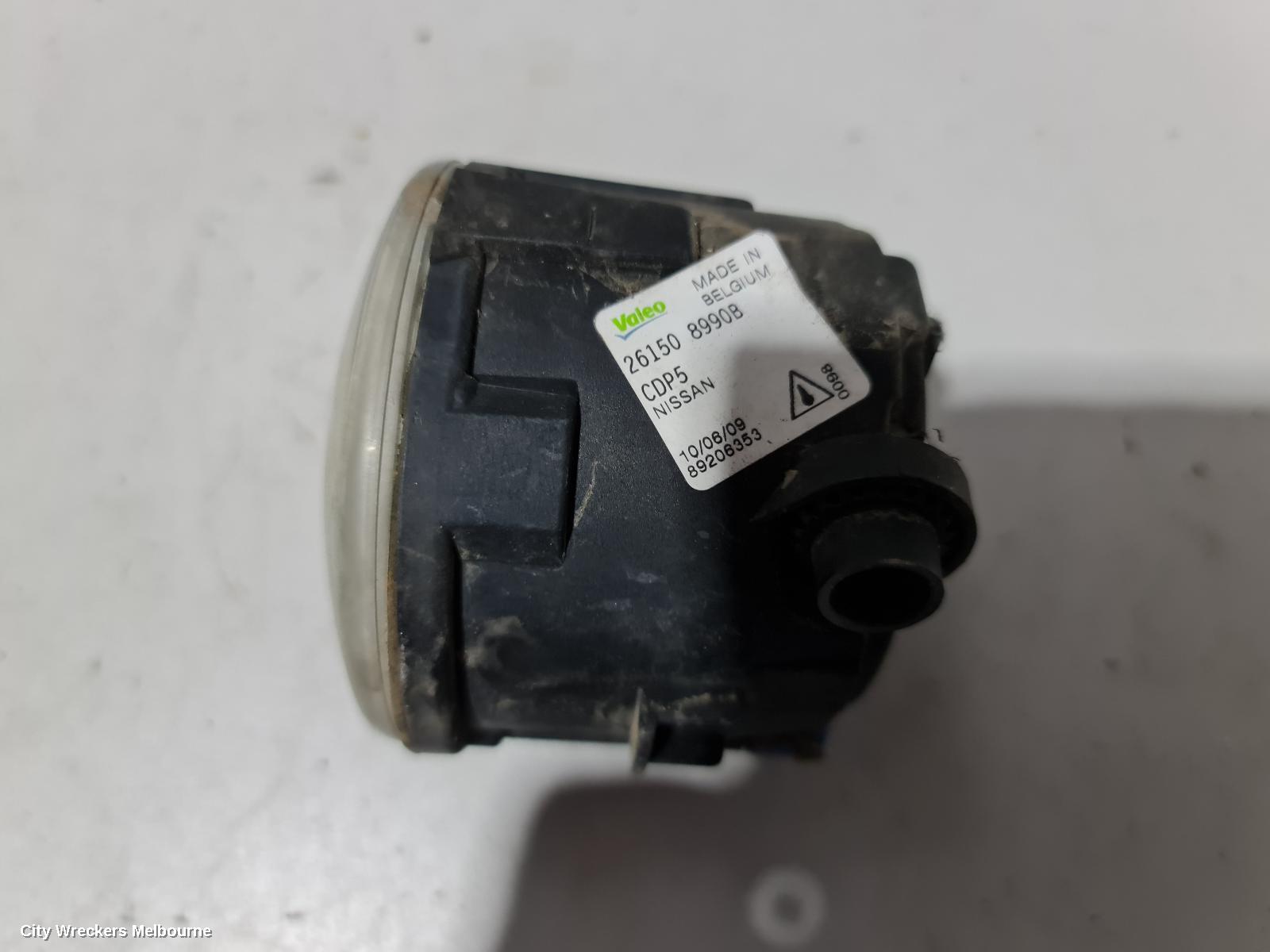 NISSAN MURANO RIGHT INDICATOR/FOG/SIDE, BUMPER FOGLAMP, Z51, 12/2008 - 12/2014 - Image 3