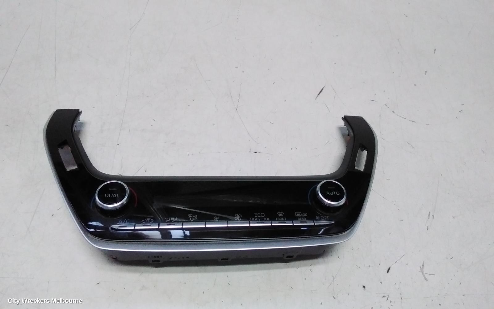TOYOTA COROLLA HEATER/AC CONTROLS, E210, DUAL ZONE CLIMATE CONTROL TYPE, W/ DUAL BUTTON TYPE, 07/2018 ONWARDS - Image 1