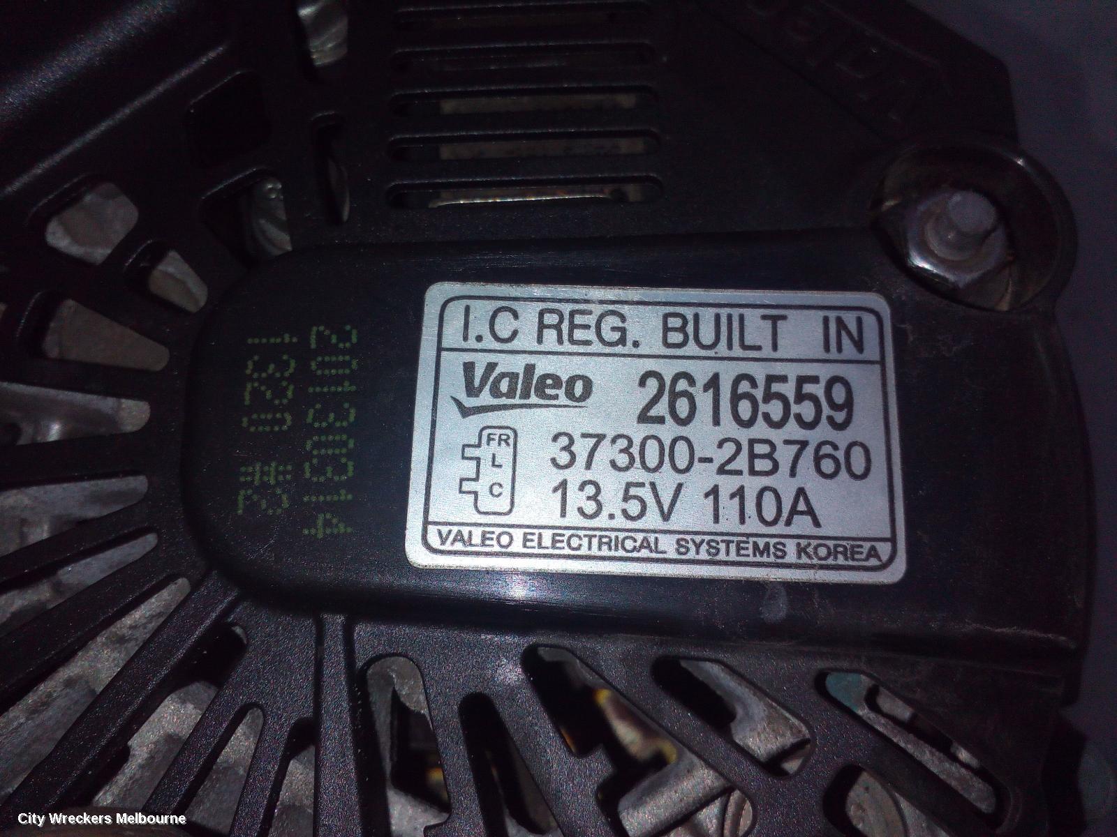 HYUNDAI VELOSTER ALTERNATOR, 1.6, G4FJ, TURBO, 07/2012 - 02/2018 - Image 3