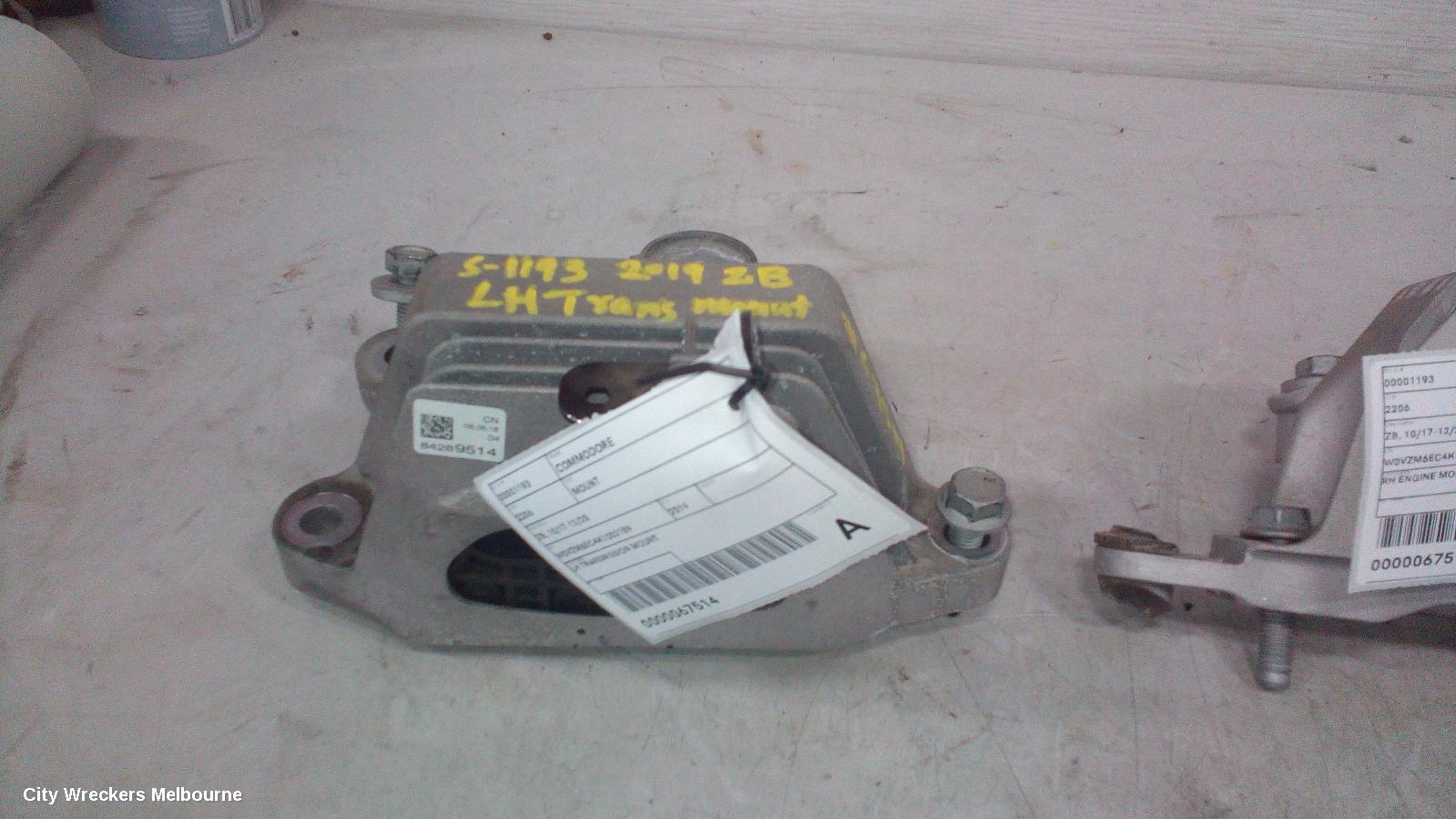 HOLDEN COMMODORE MOUNT, ZB, 10/2017 - 12/2020 - Image 2