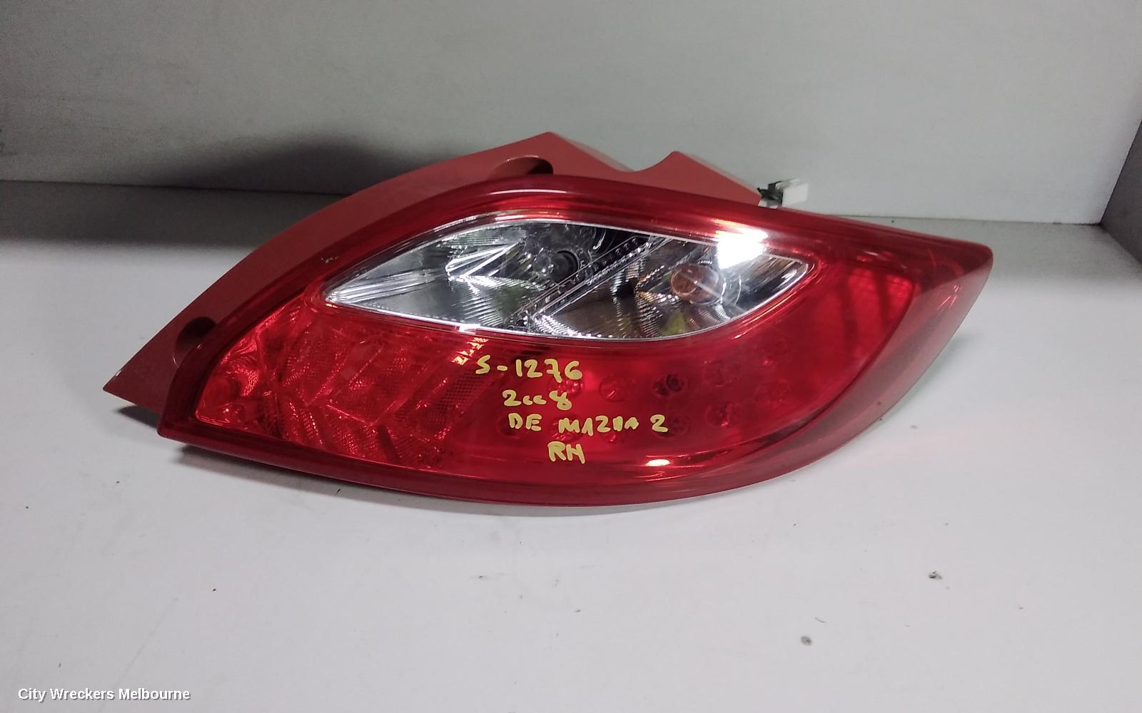 MAZDA 2 RIGHT TAILLIGHT, HATCH, DE SERIES, 09/2007 - 09/2014 - Image 1