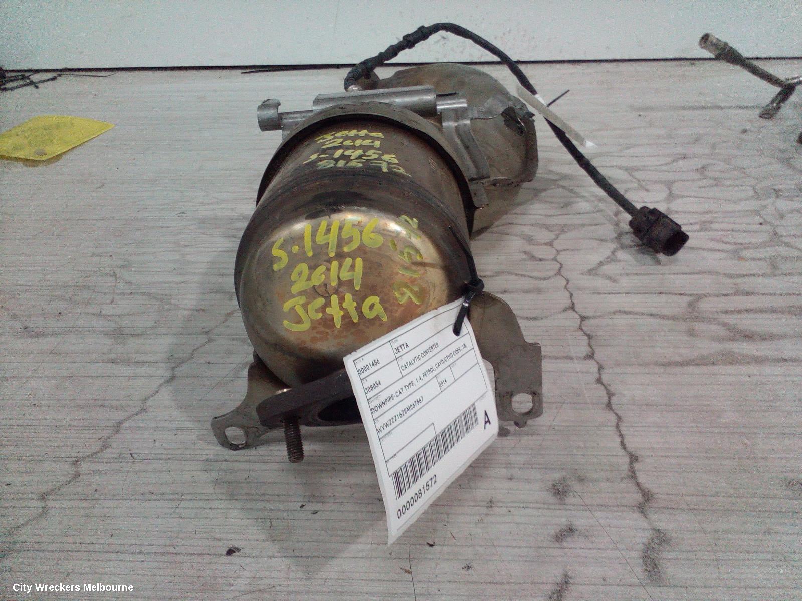 VOLKSWAGEN JETTA CATALYTIC CONVERTER, DOWNPIPE-CAT TYPE, 1.4, PETROL, CAVD/CTHD CODE, 1B, 02/2011 - 12/2017 - Image 1