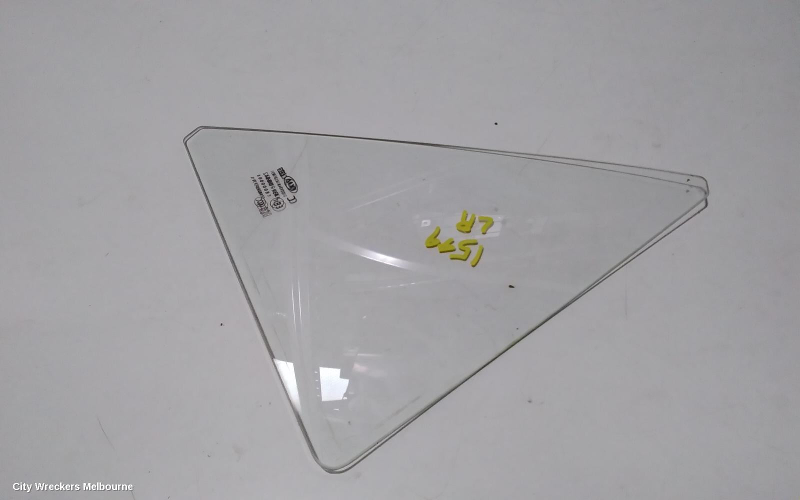 KIA RIO LEFT REAR 1/4 DOOR GLASS, YB, 12/2016 - 06/2023 - Image 3