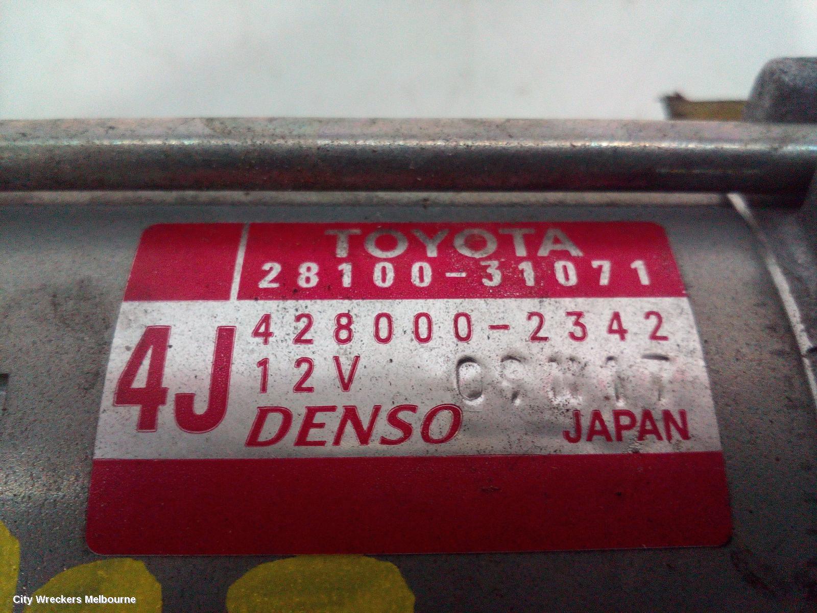 LEXUS IS250/IS250C STARTER, IS250/IS250C, 2.5, 4GR, GSE20R, 11/2005 - 12/2014 - Image 3