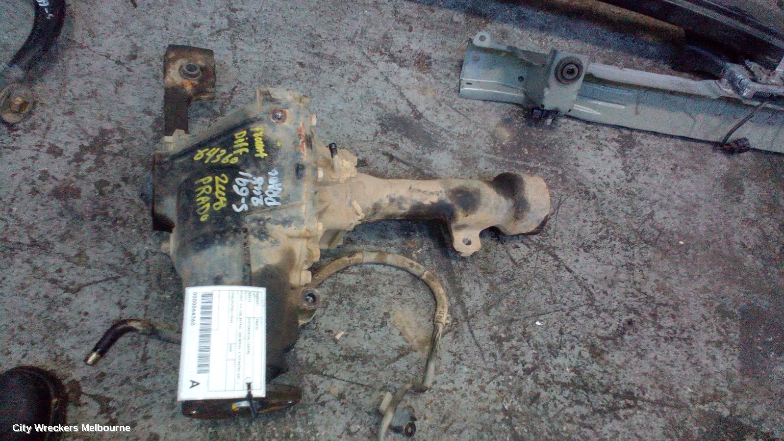 TOYOTA PRADO DIFFERENTIAL CENTRE, FRONT, 4.0, 1GR, PETROL, 120 SERIES, 3.727 RATIO (A01..), 02/2003 - 10/2009 - Image 2