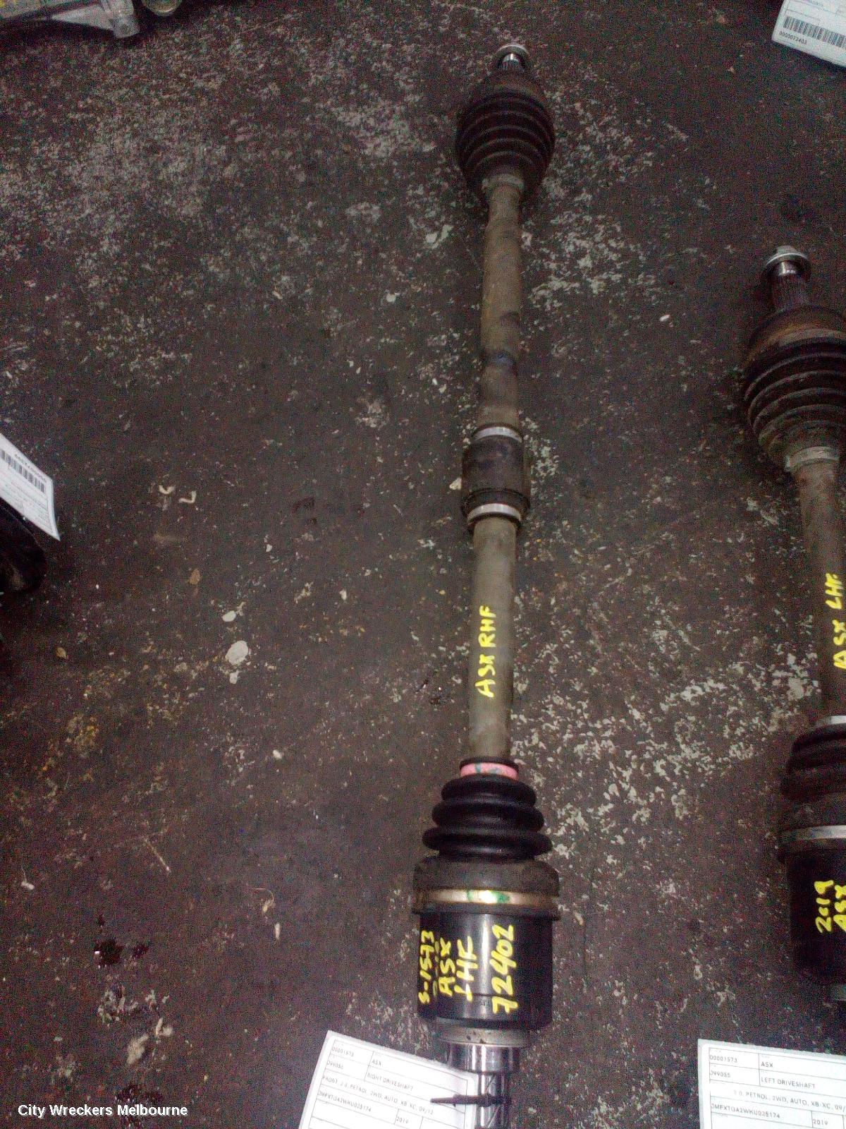 MITSUBISHI ASX RIGHT DRIVESHAFT, FRONT, 2.0, PETROL, 2WD, AUTO, XB-XC, 09/2012 ONWARDS - Image 1