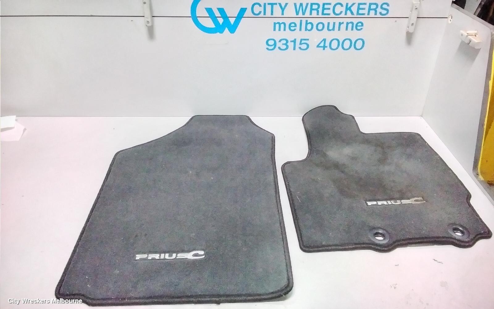 TOYOTA PRIUS FLOOR MATS, NHP10, PRIUS C, 12/2011 - 03/2020 - Image 1