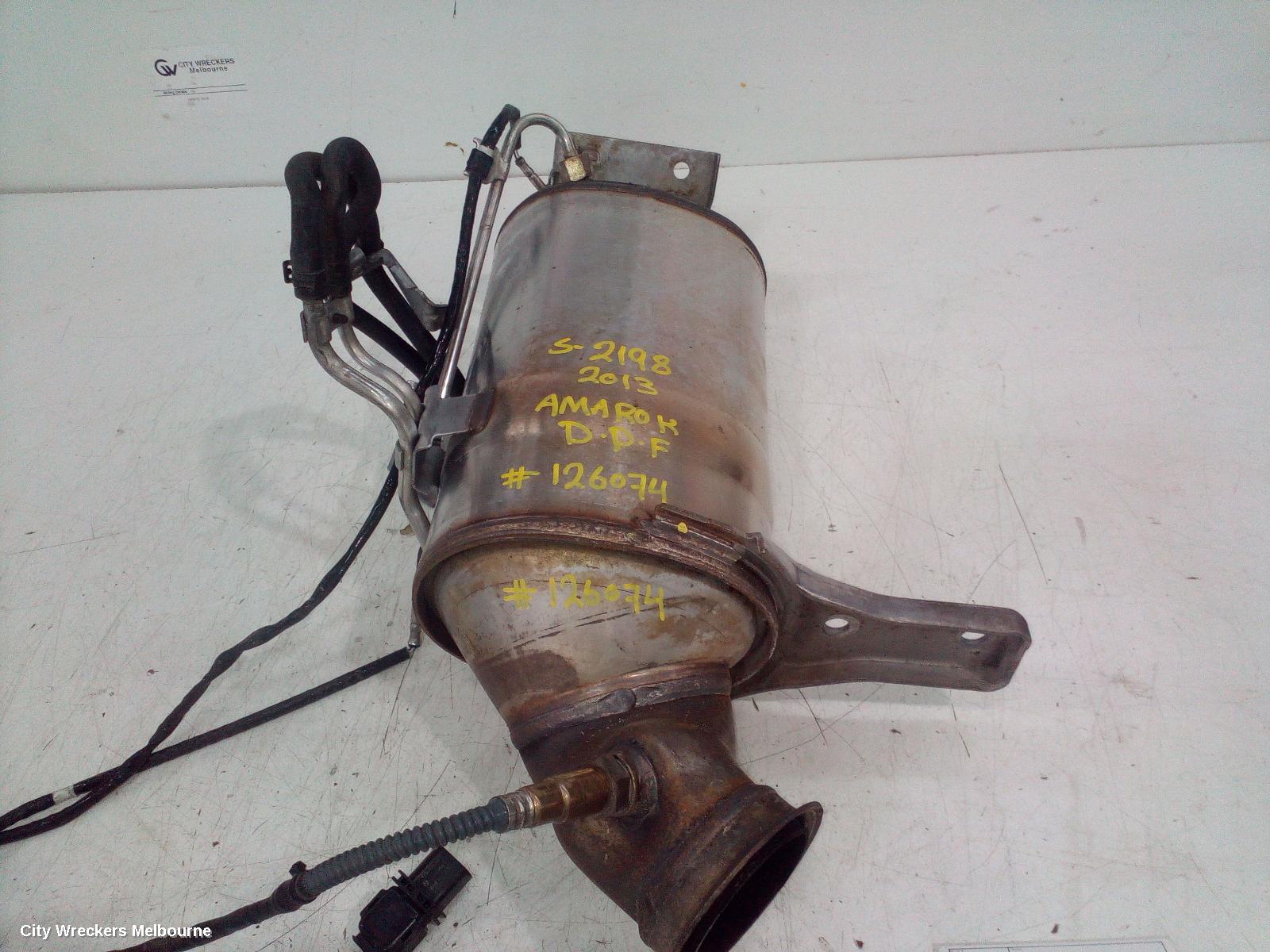 VOLKSWAGEN AMAROK PARTICULATE FILTER/DPF, DIESEL, 2.0, CNEA/CSHA CODE, 2H, 12/2010 ONWARDS - Image 1