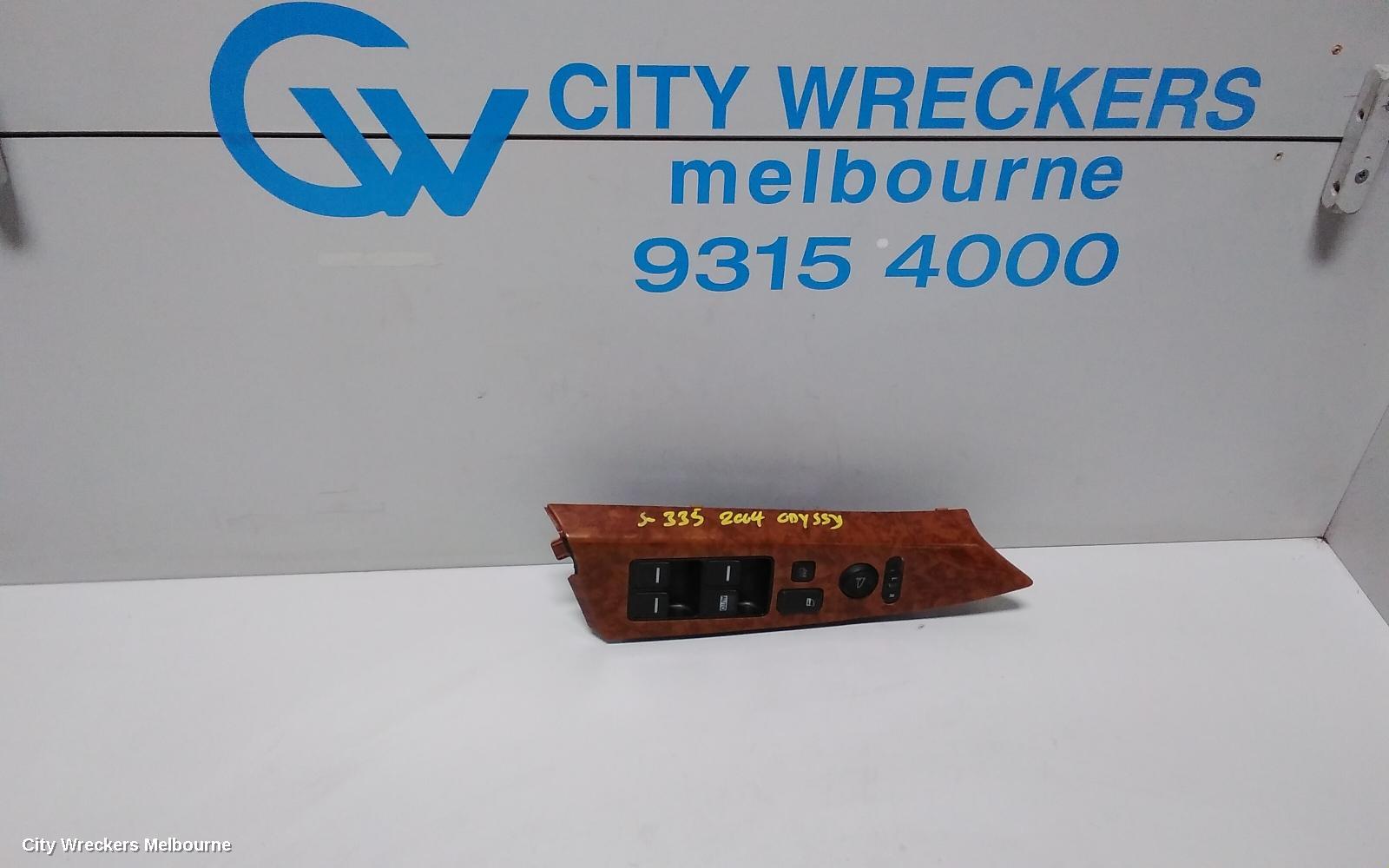 HONDA ODYSSEY PWR DR WIND SWITCH, RH FRONT (MASTER SWITCH), RB, 07/2004 - 03/2009 (AUS ONLY) - Image 1
