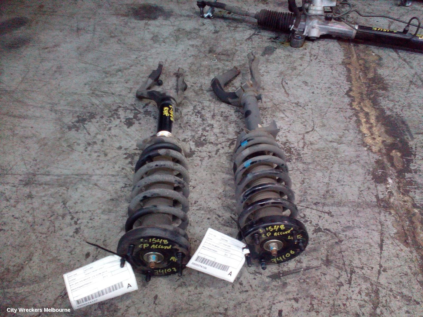 HONDA ACCORD LEFT FRONT STRUT, 8TH GEN (VIN MRHCP), 3.5, 02/2008 - 04/2013 - Image 2