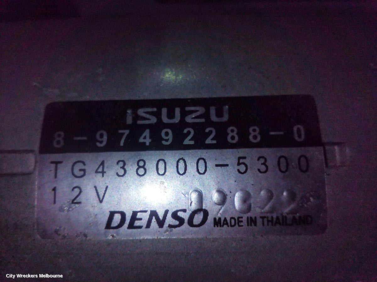 ISUZU DMAX STARTER, DIESEL, 3.0, 4JJ3-TCX, RG, 07/2020 ONWARDS - Image 3