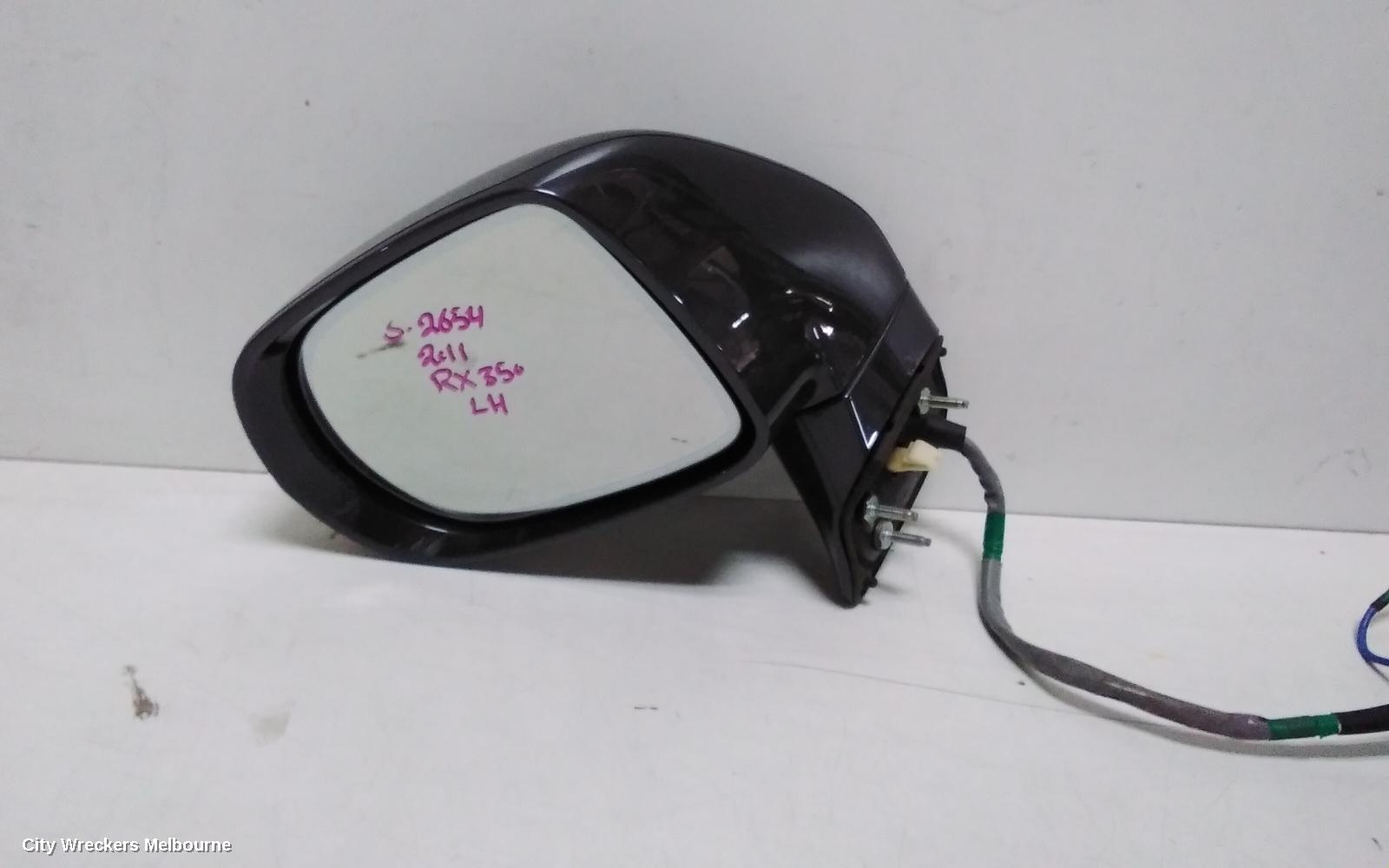LEXUS RX SERIES LEFT DOOR MIRROR, AL10, COLOUR CODED, NON CAMERA TYPE, 12/2008 - 08/2015 - Image 1