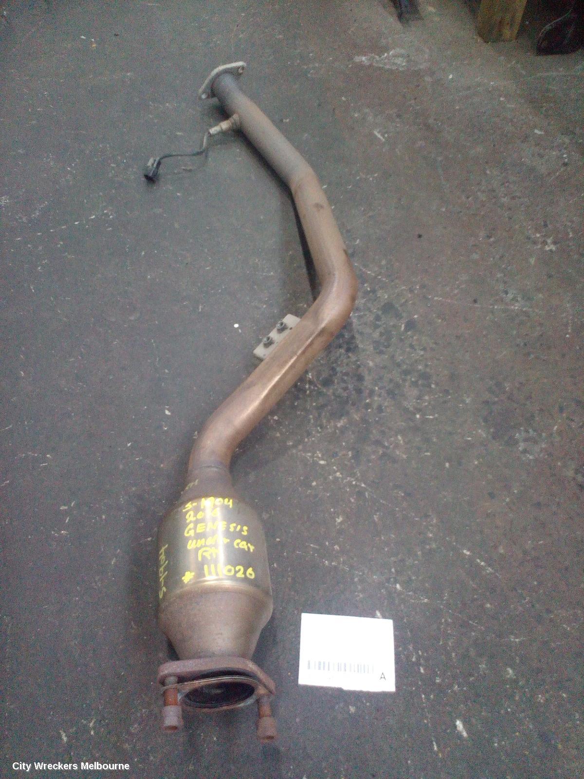 HYUNDAI GENESIS CATALYTIC CONVERTER, UNDER CAR-CAT TYPE, 3.8, PETROL, RH SIDE, DH, 11/2014 - 01/2018 - Image 1