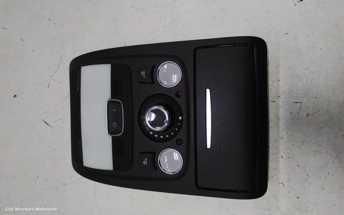 AUDI A4 COURTESY LIGHT, FRONT, W/ SUNROOF CONTROLS TYPE, BLACK, B8 8K, 04/2008 - 06/2012 - Image 1