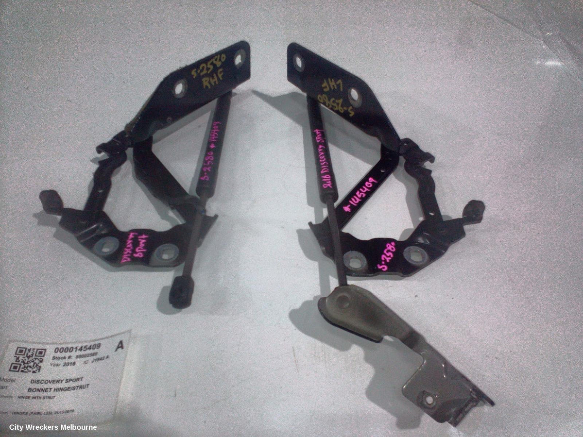 LAND ROVER DISCOVERY SPORT BONNET HINGE/STRUT, HINGES (PAIR), L550, 01/2015 - 06/2019 - Image 1