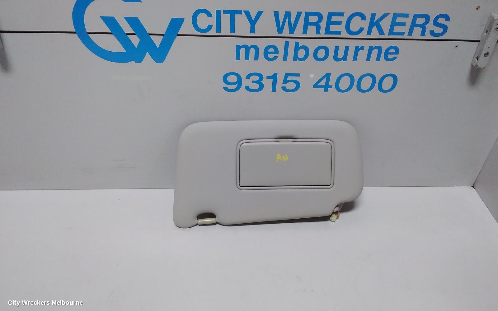 NISSAN PULSAR SUNVISOR, C12, RH SIDE, NON LAMP TYPE, HATCH, 05/2013 - 12/2016 - Image 1